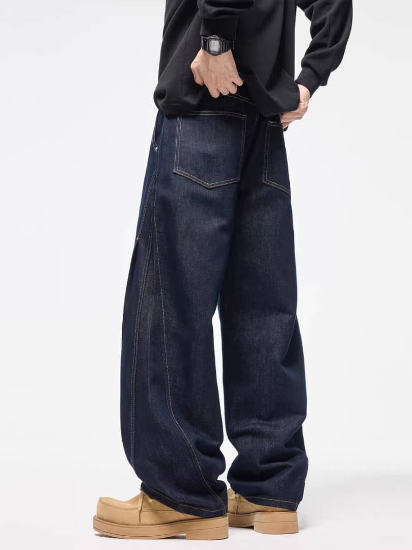 After Dark Indigo Barrel Jeans - Image 2