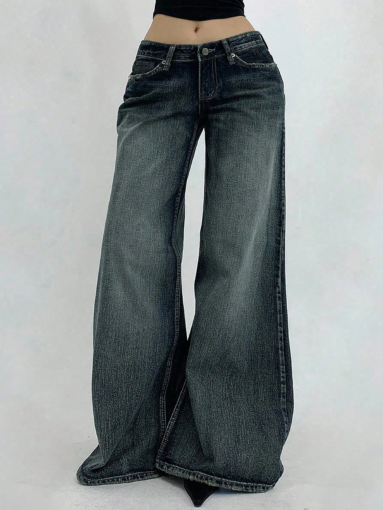 Always Extra Wide Leg Jeans - Image 3