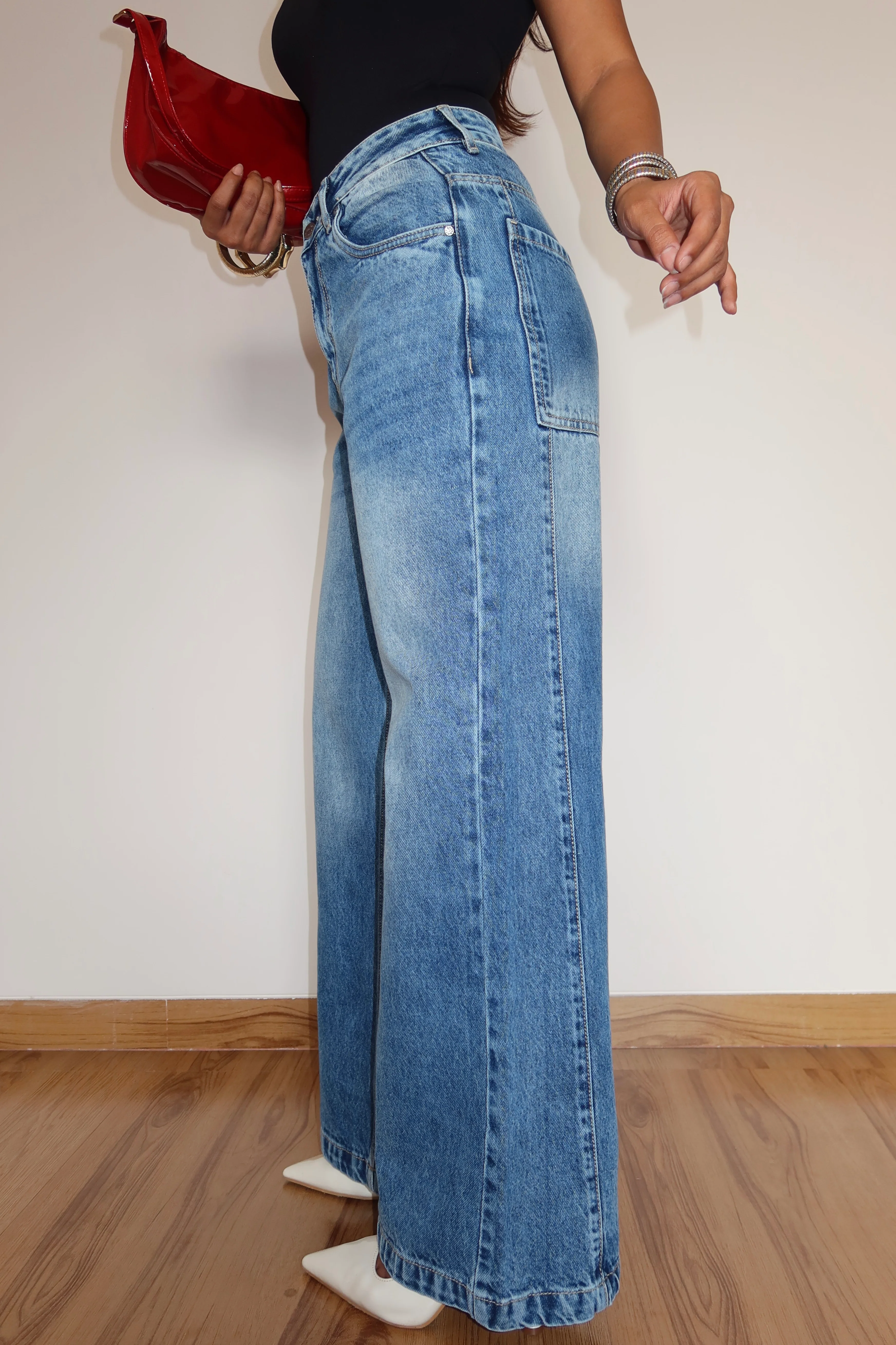 Backfield Aura Wide Leg Jeans - Image 3