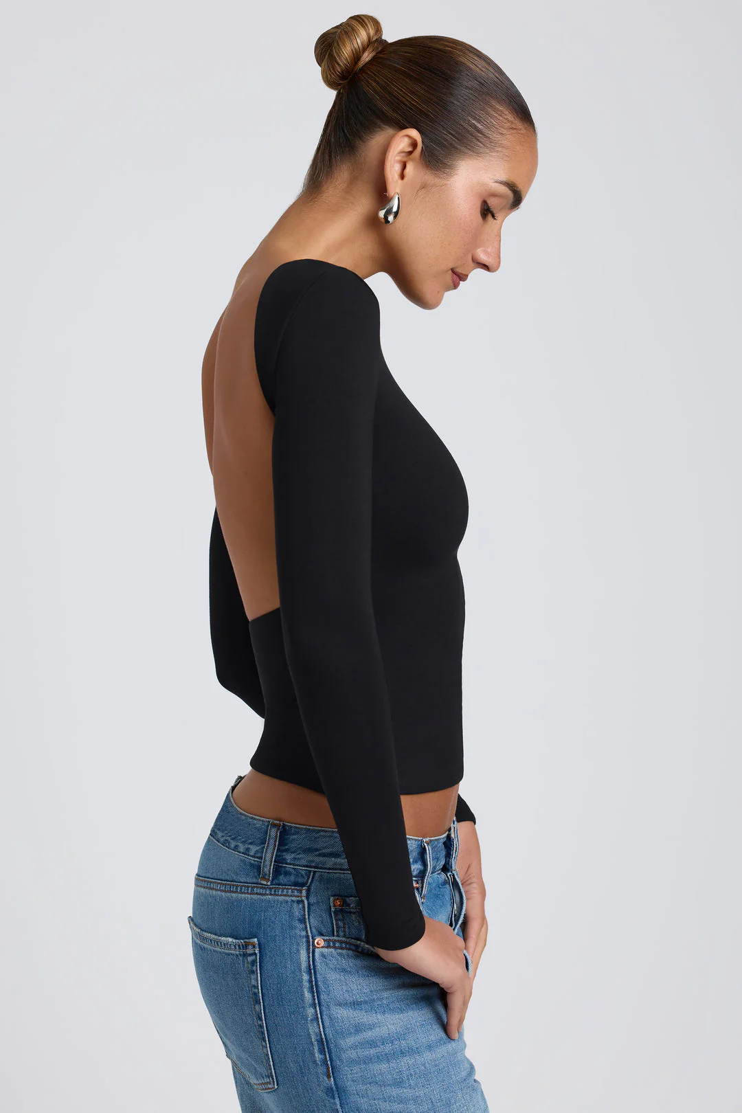 Backless Long Sleeve Top - Image 6