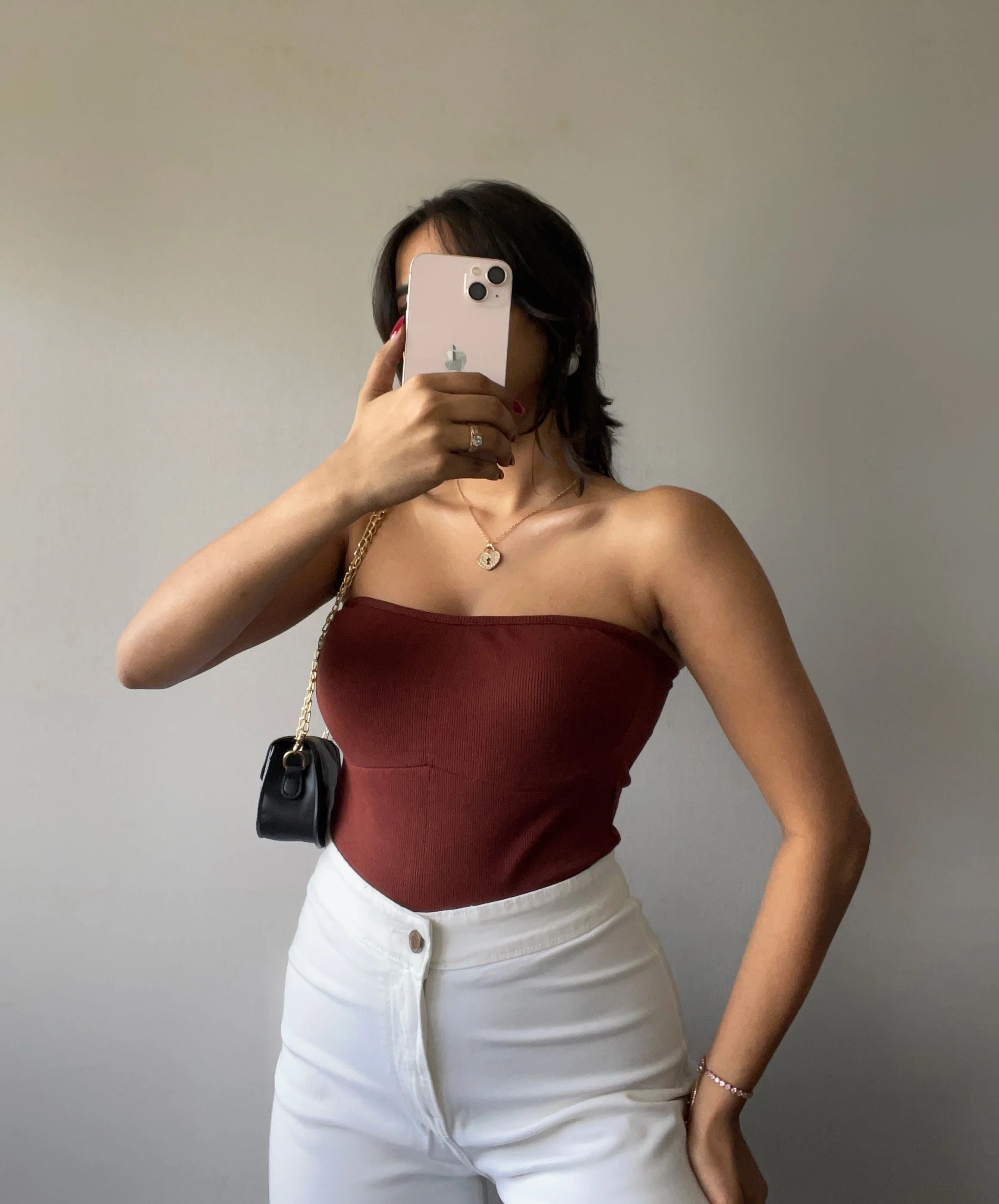 Baesic Rib Knit Tube Top - Image 3