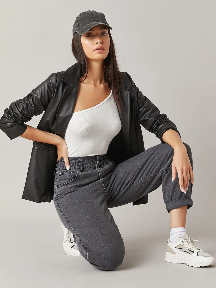 Basic One Shoulder Top - Image 12