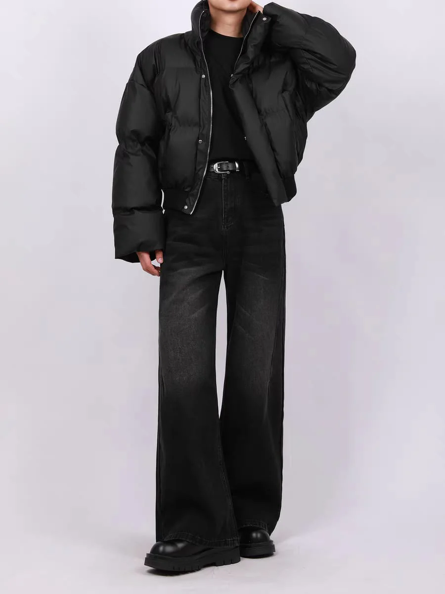 Black Dynasty Wash Straight A Line Jeans - Image 5