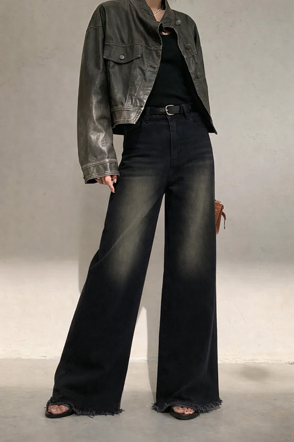 Black Flame Extra Wide Jeans - Image 10