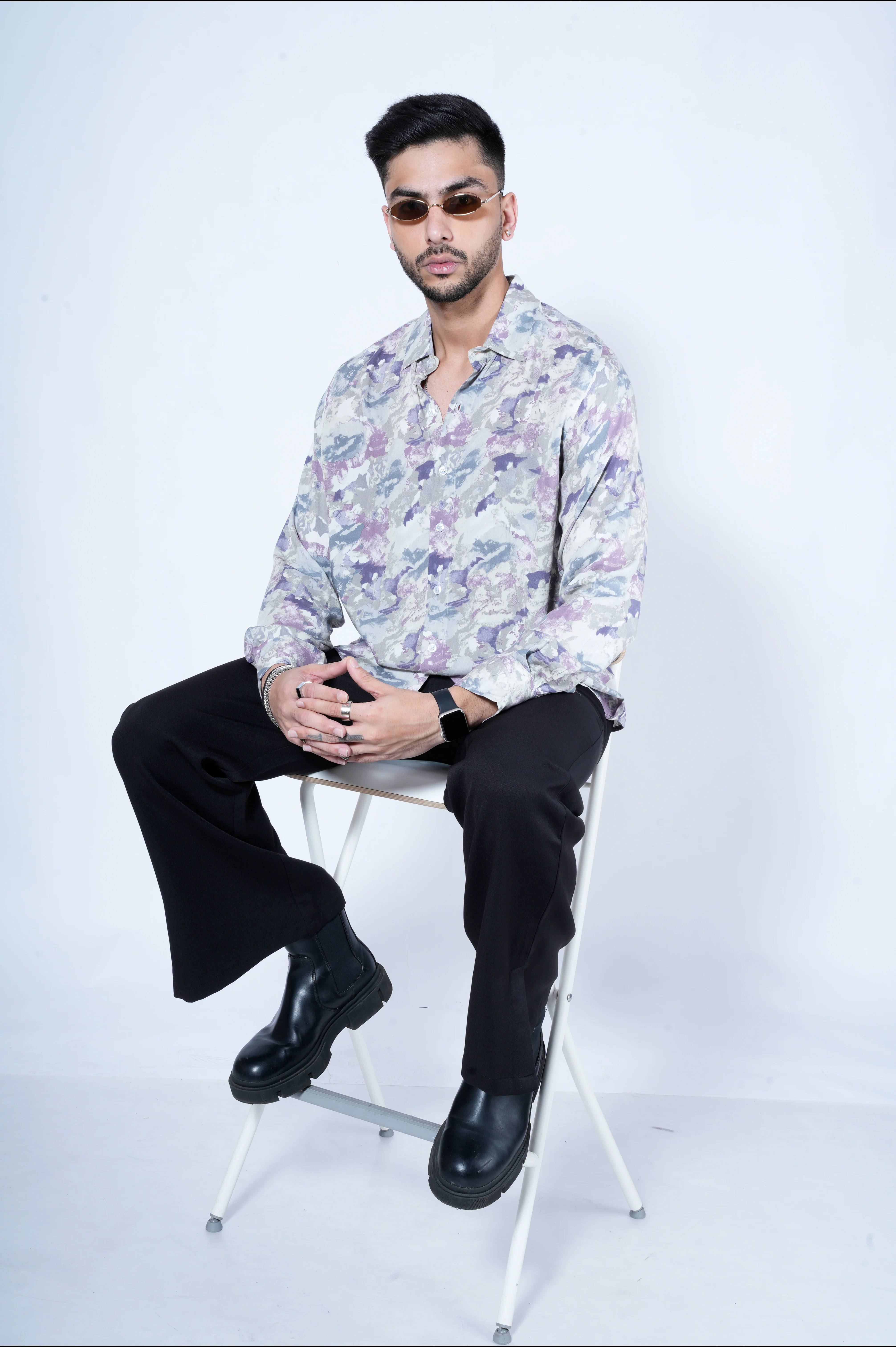 Blended Bloom Print Full Sleeves Shirt - Image 3