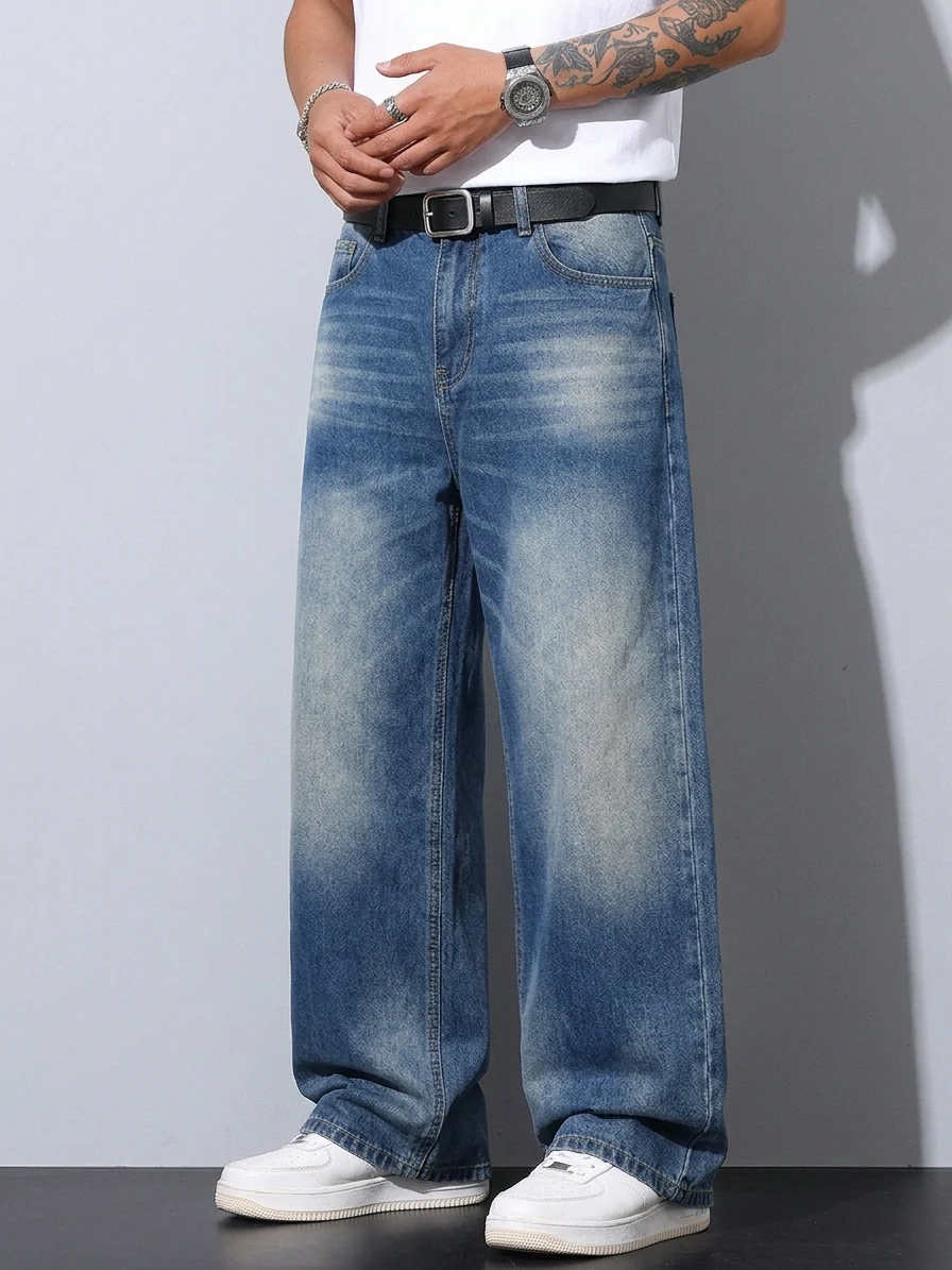 Broken Blue Super Baggy Jeans - Image 3
