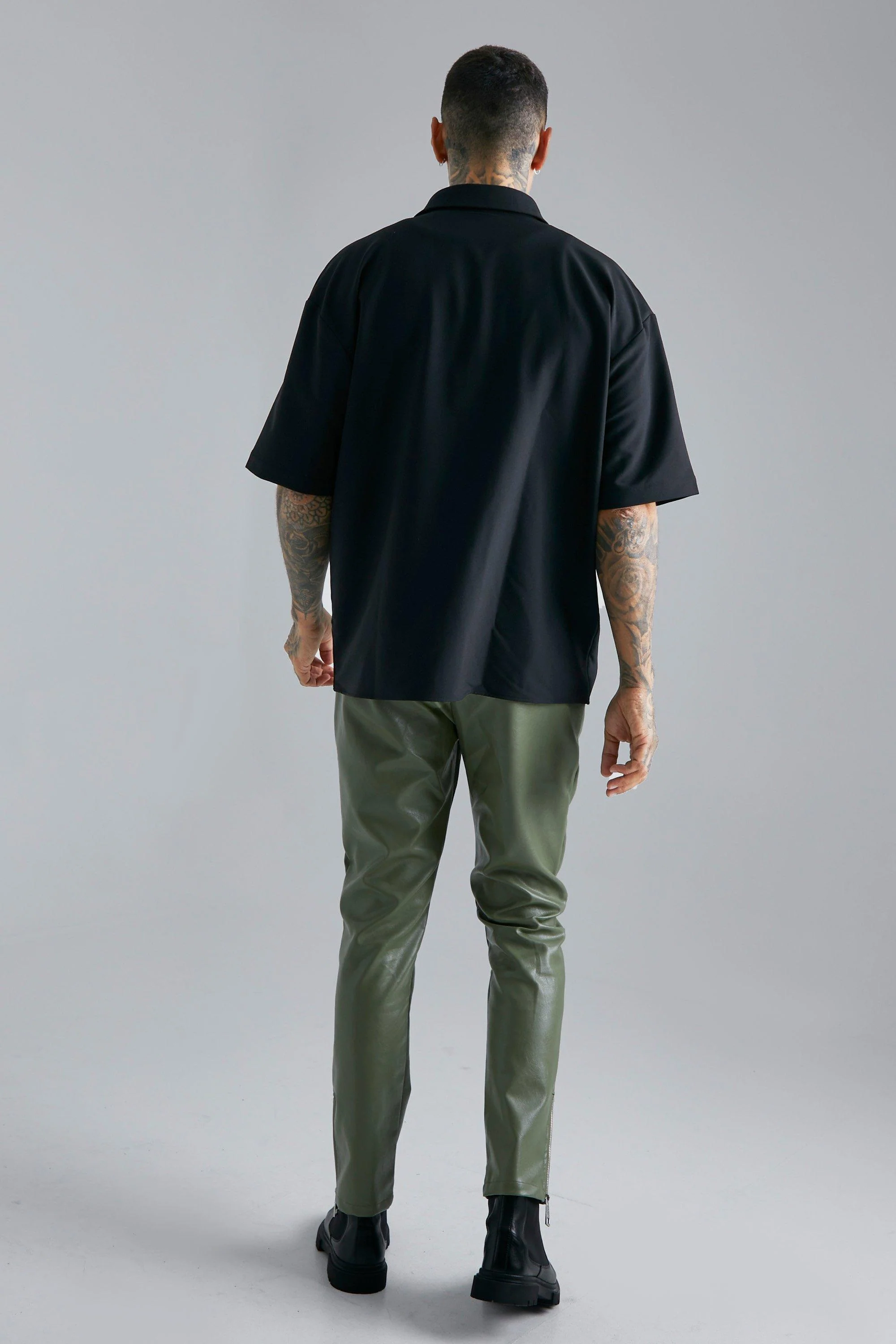 Cargo Oversized Pocket shacket Shirt - Image 5