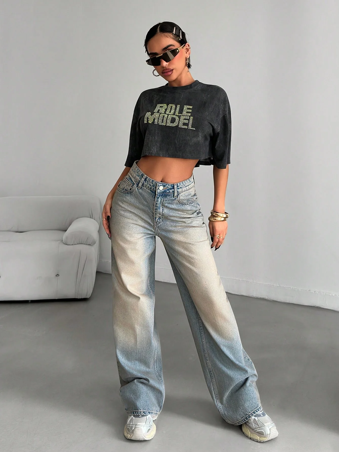 Chill In Blue Straight Fit Jeans - Image 8