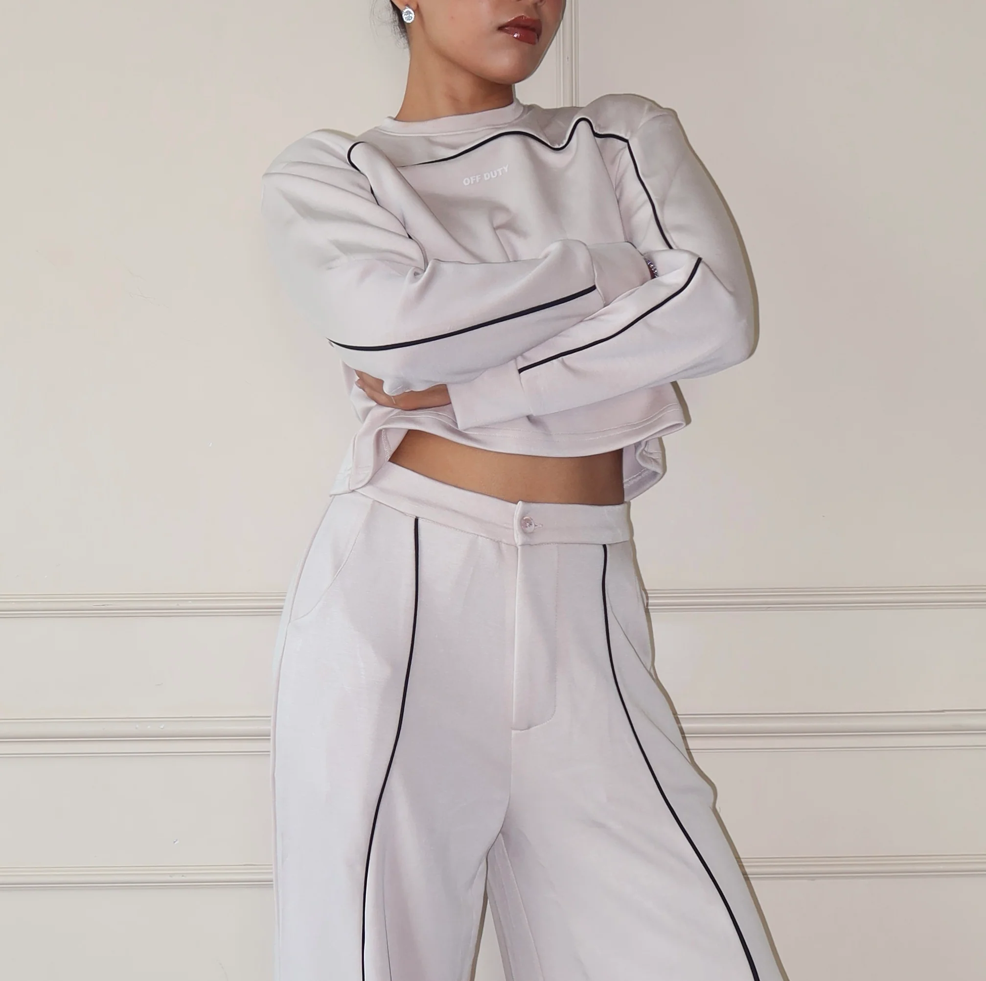Cloud Contrast Full Sleeve Top - Image 13
