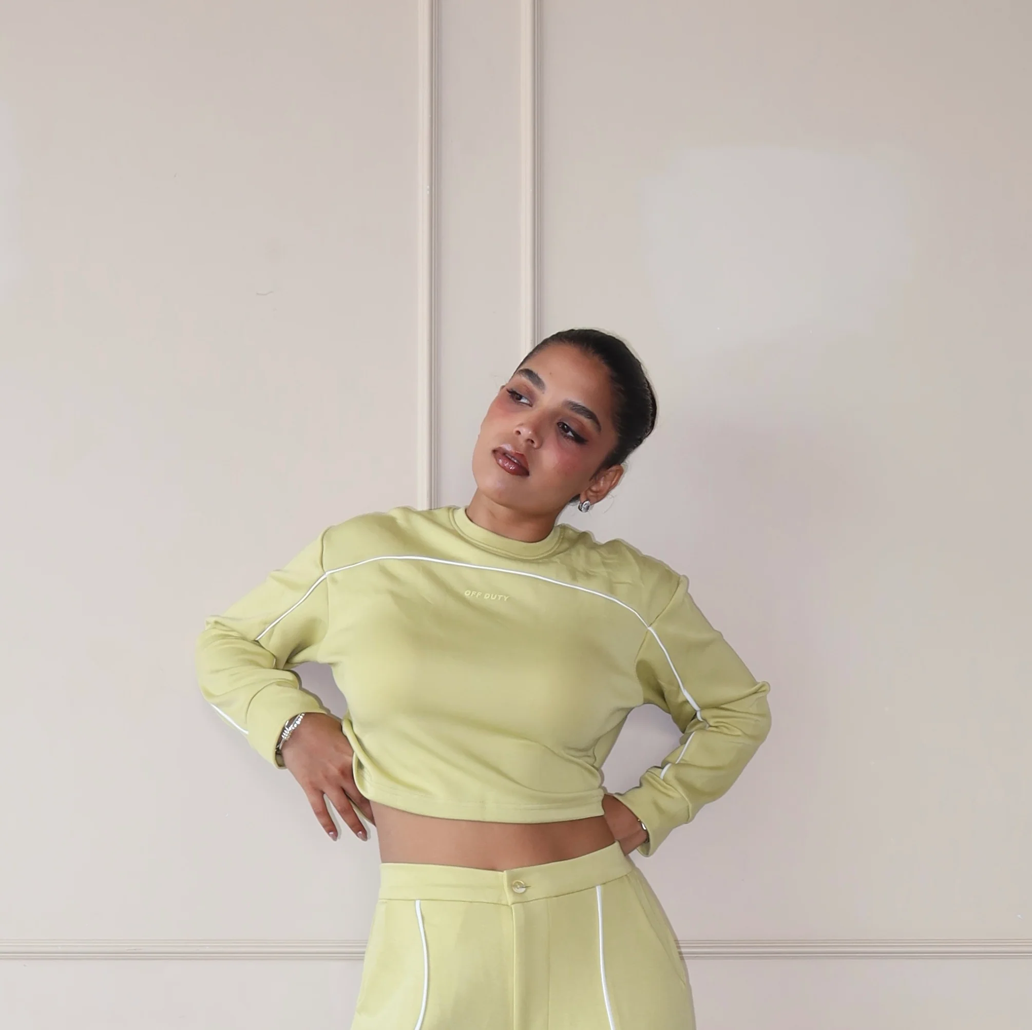 Cloud Contrast Full Sleeve Top - Image 15