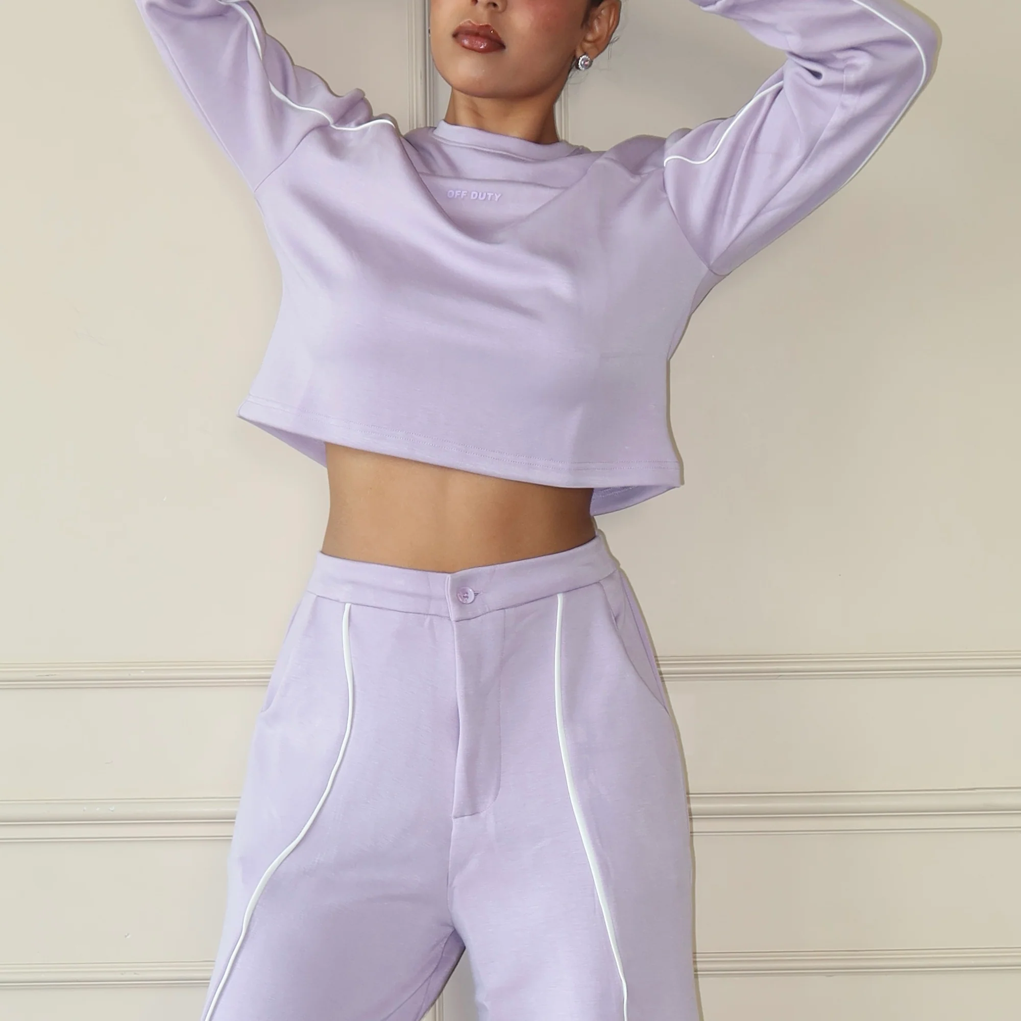 Cloud Contrast Full Sleeve Top - Image 23