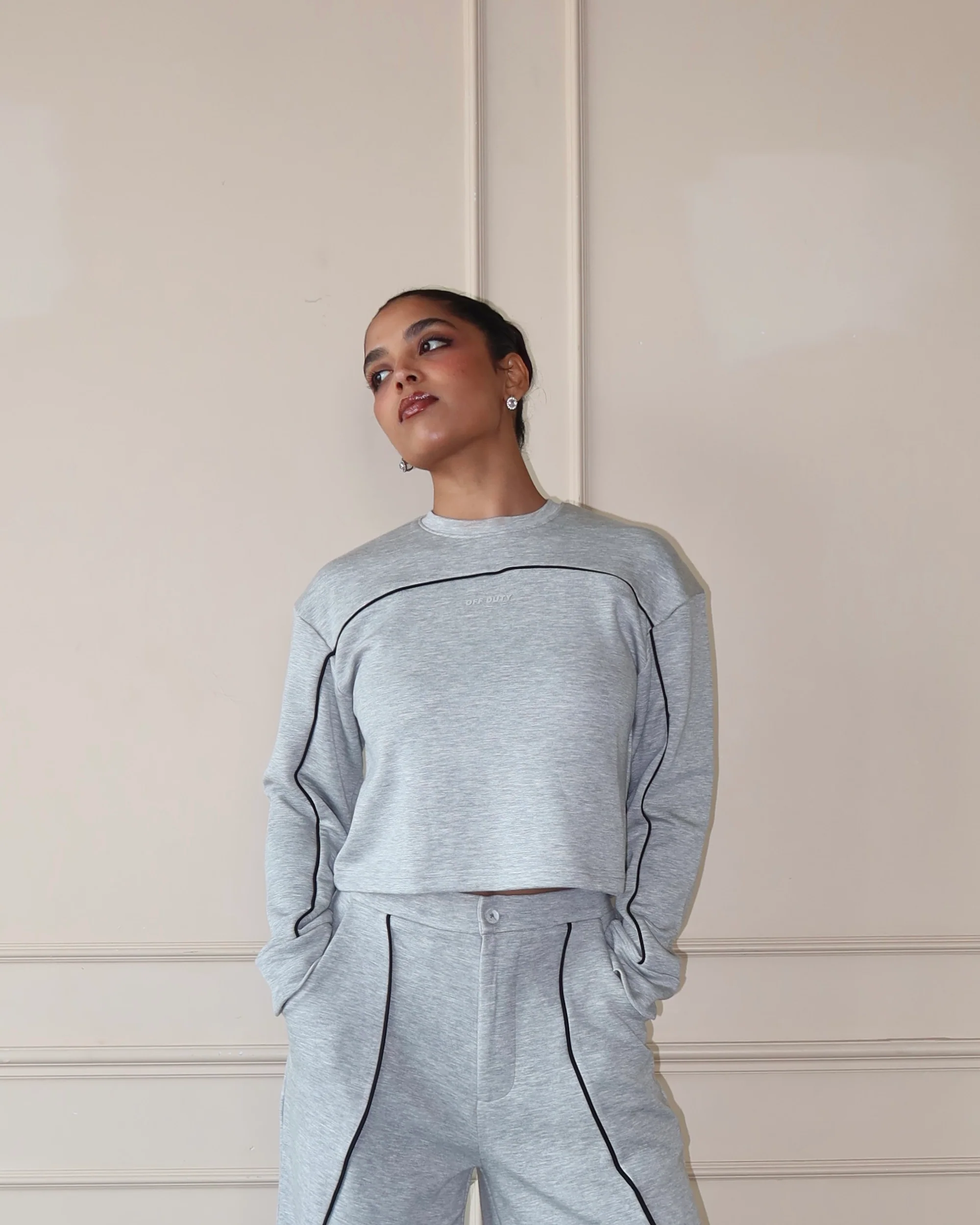 Cloud Contrast Full Sleeve Top - Image 34