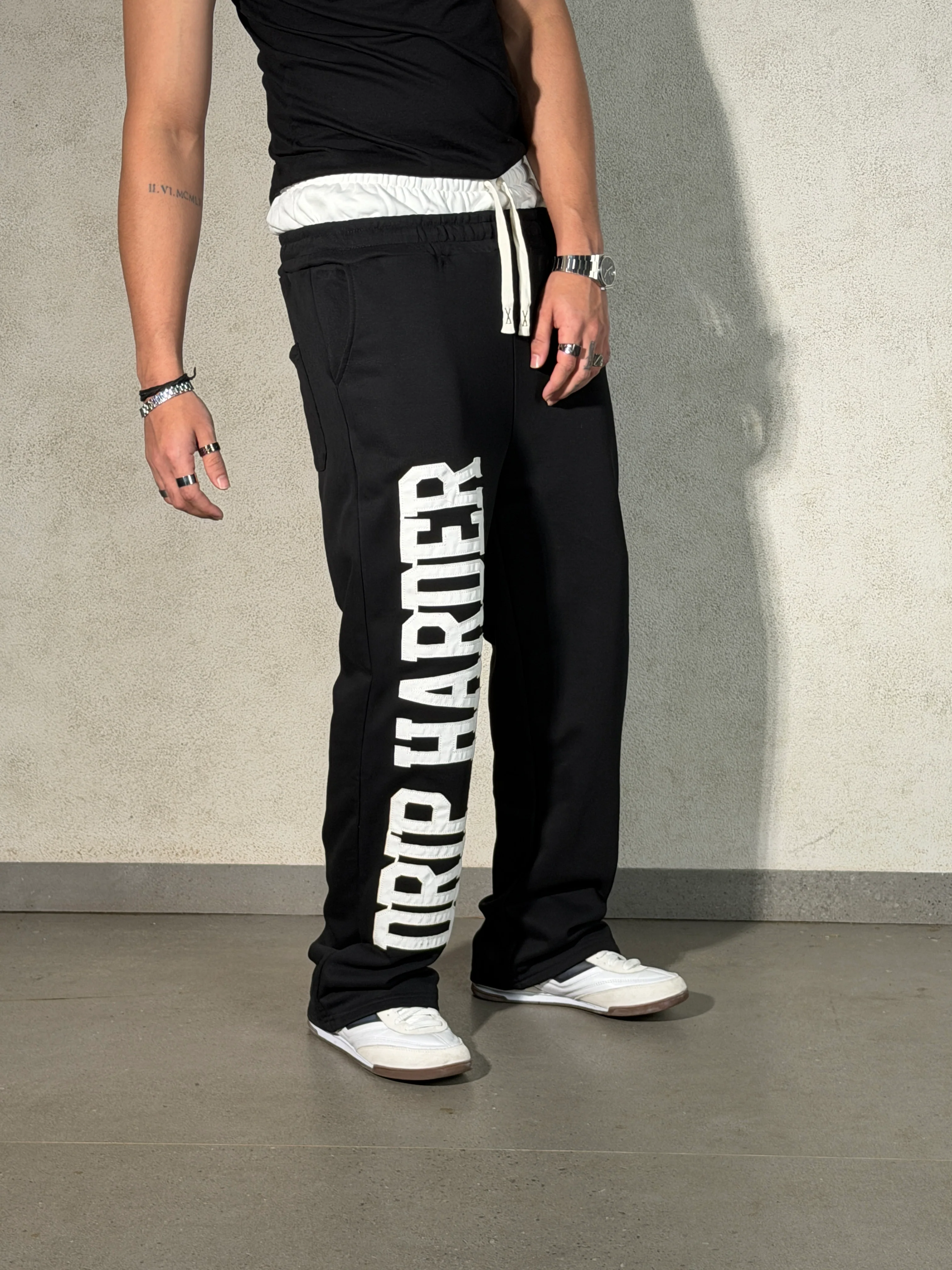 Contrast Belted Drip Harder Joggers - Image 11
