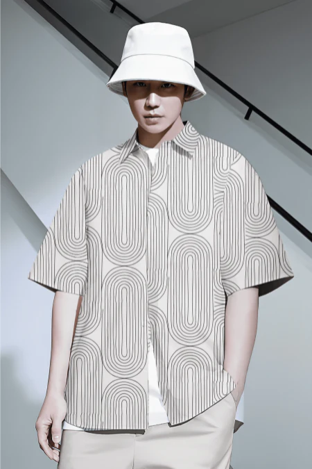 Cylindric short sleeve shirt