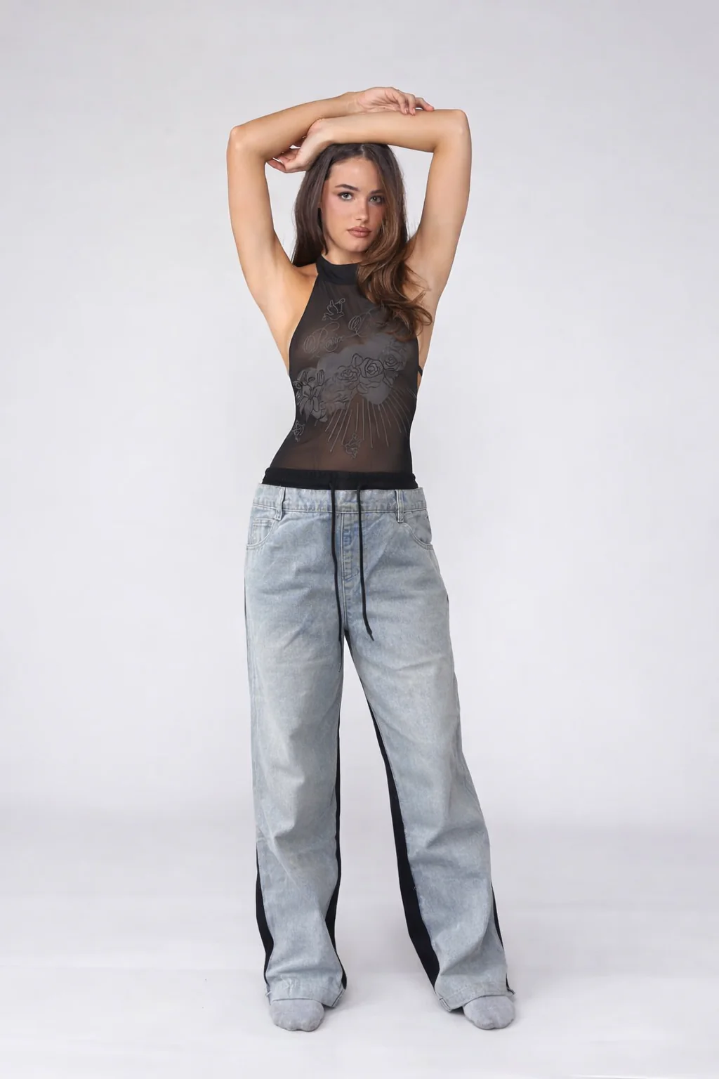 So Loose Boxer Denim Joggers - Image 2