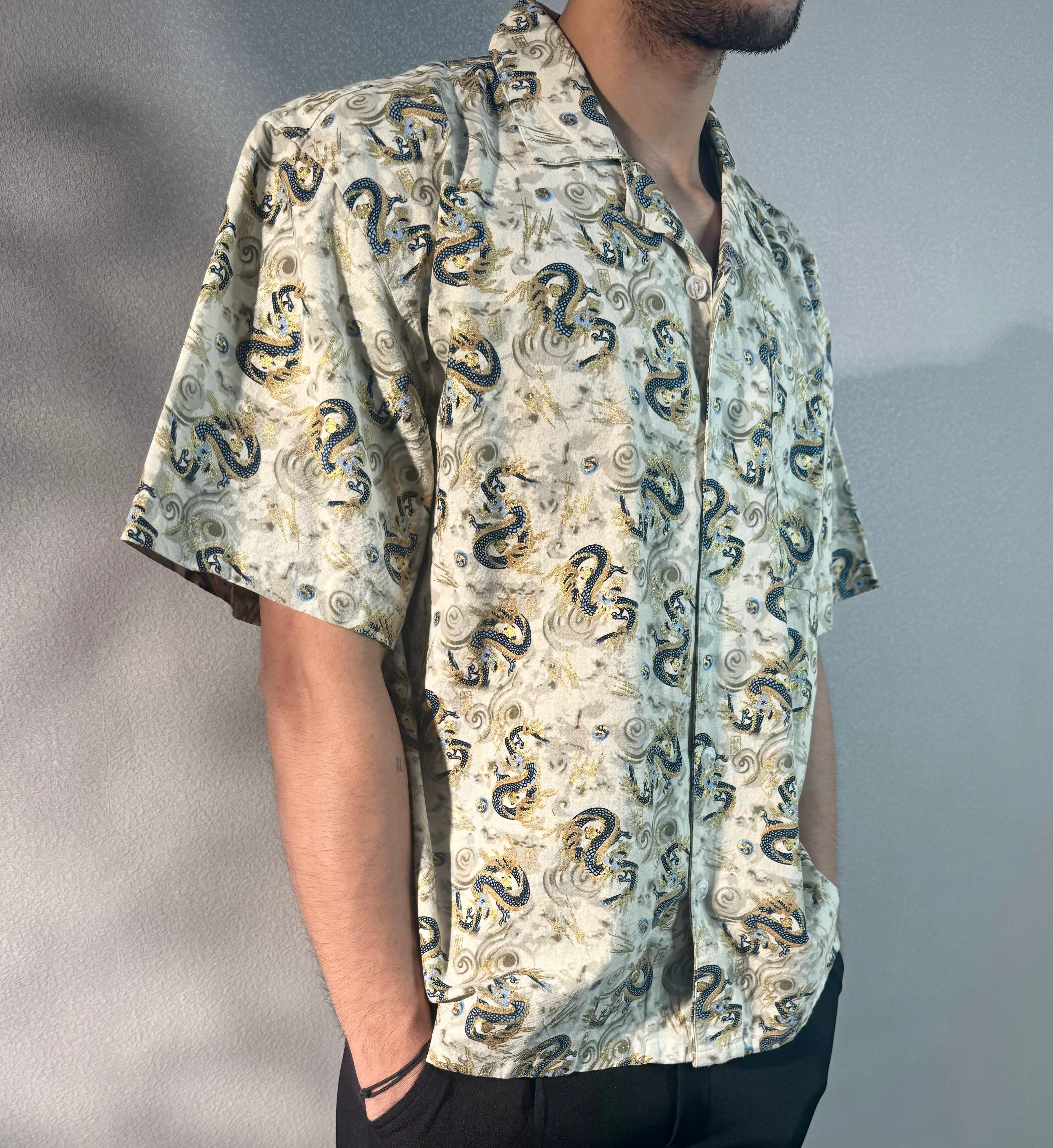 Dragon Evil Eye Structured Shirt - Image 11