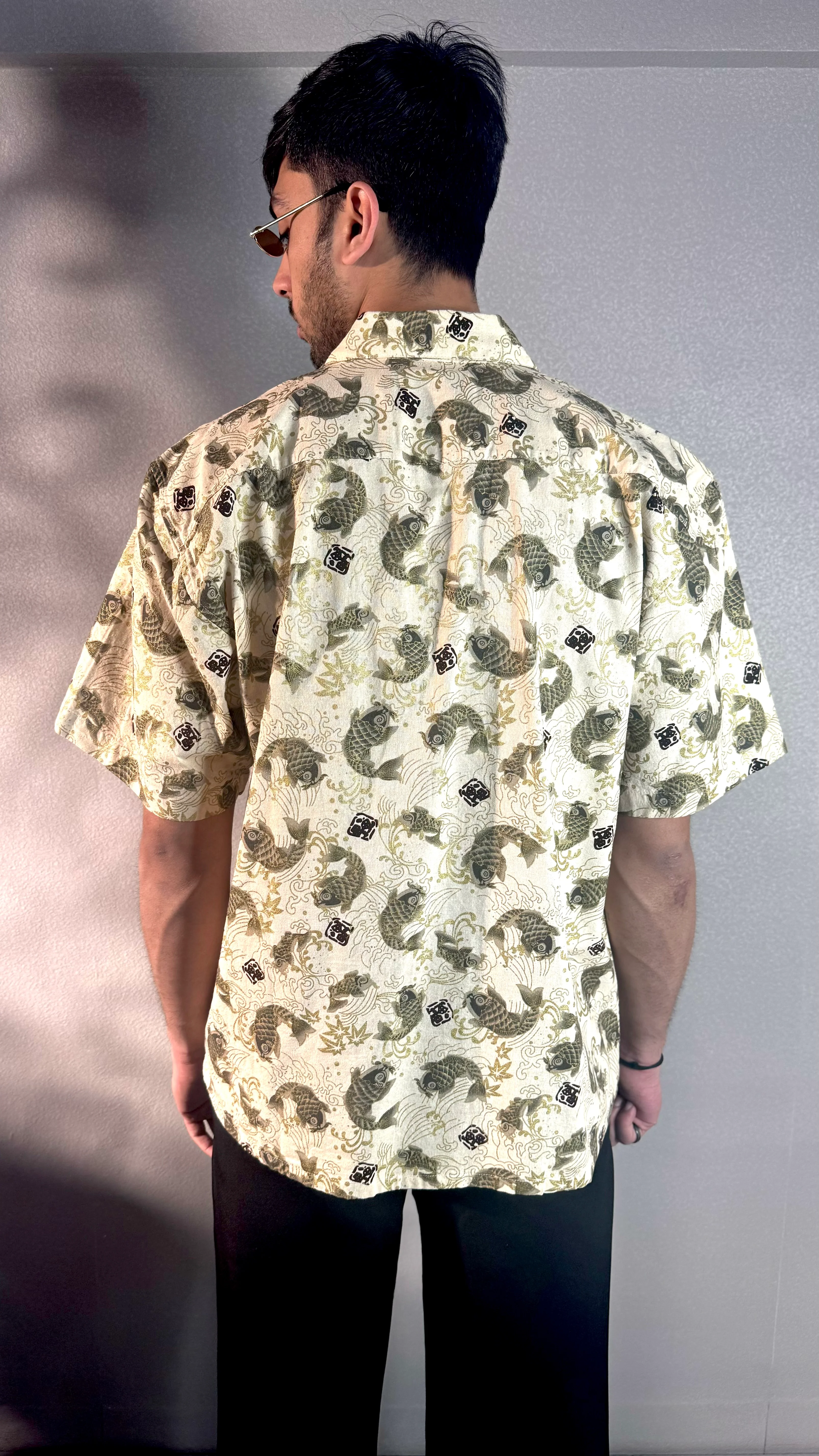 Dragon Gold Fish Structured Shirt - Image 6