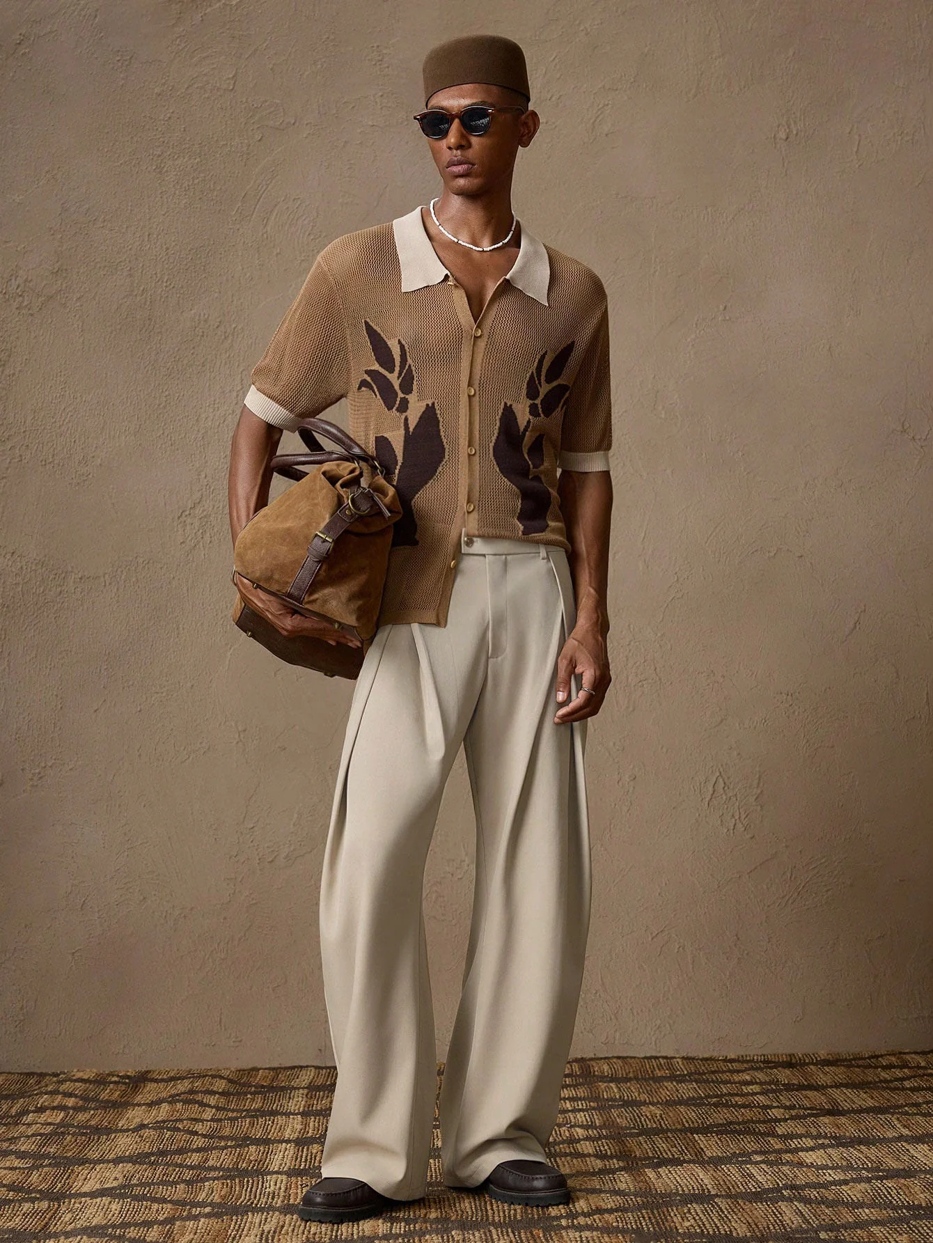Draped Game Pleated Trouser - Image 3