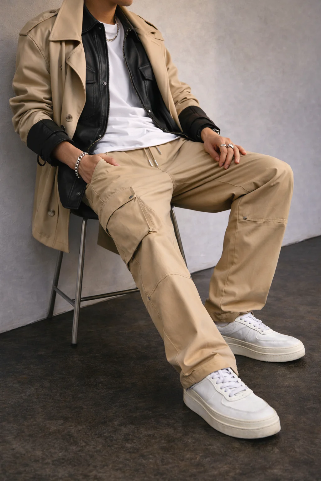 Engineered Oversized Cargo Joggers - Image 13