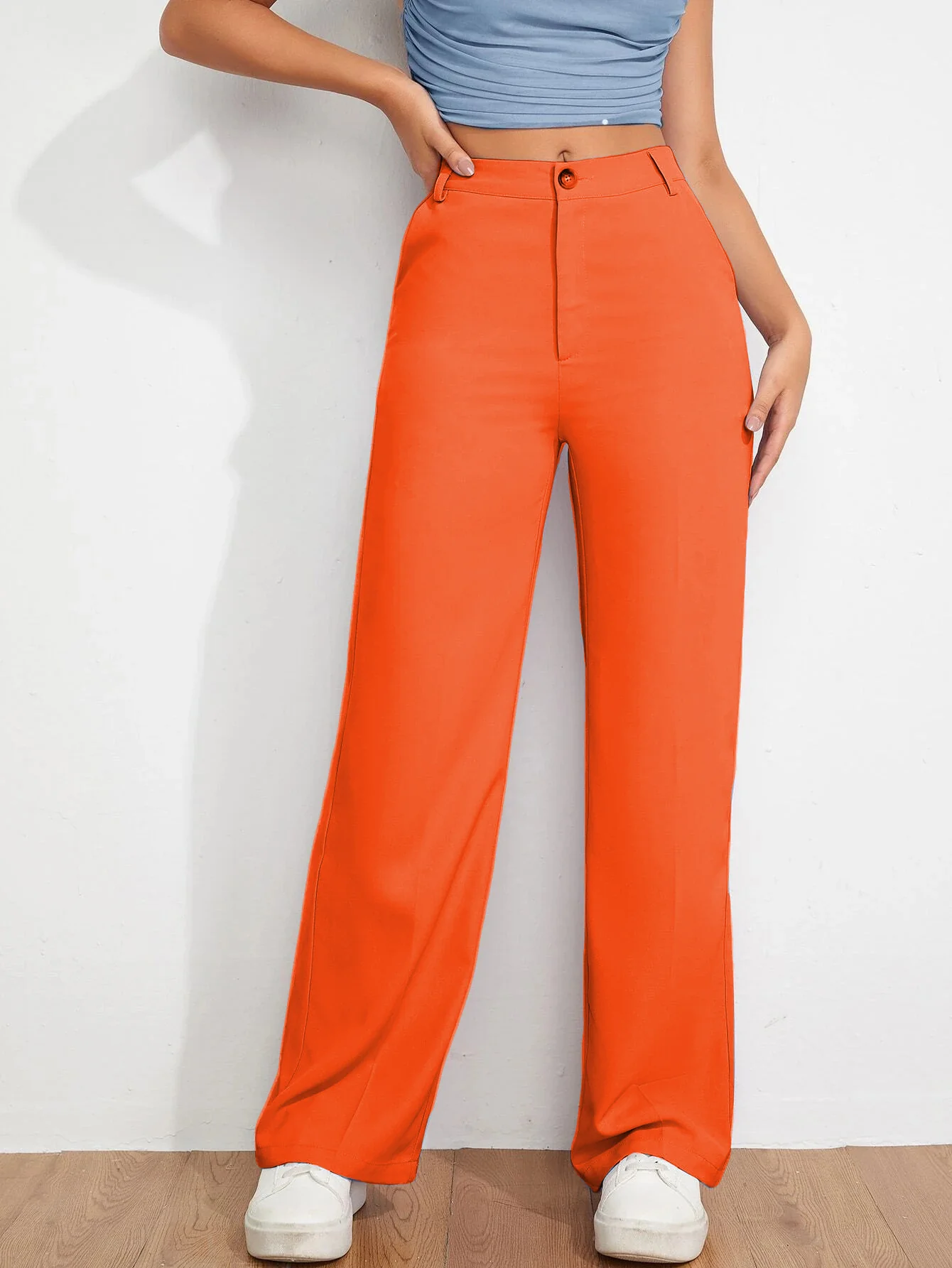 Everyday Straight leg High Waist Pants - Image 13