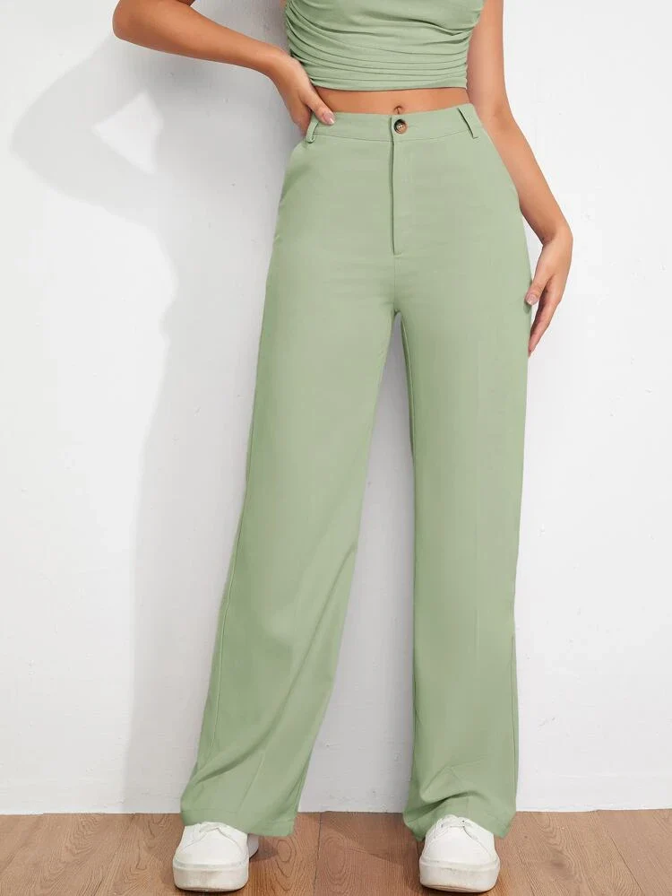 Everyday Straight leg High Waist Pants - Image 4