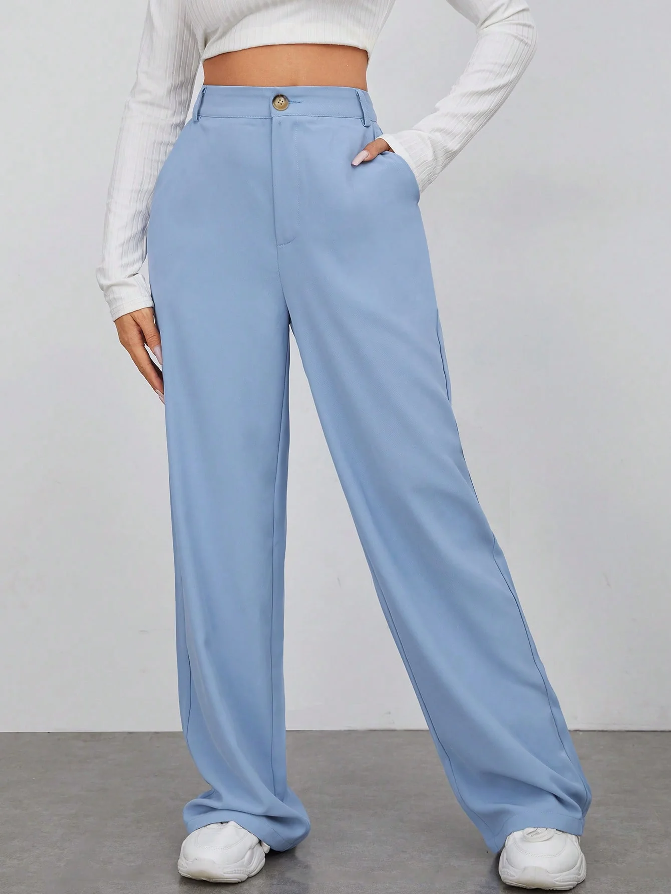 Everyday Straight leg High Waist Pants - Image 8