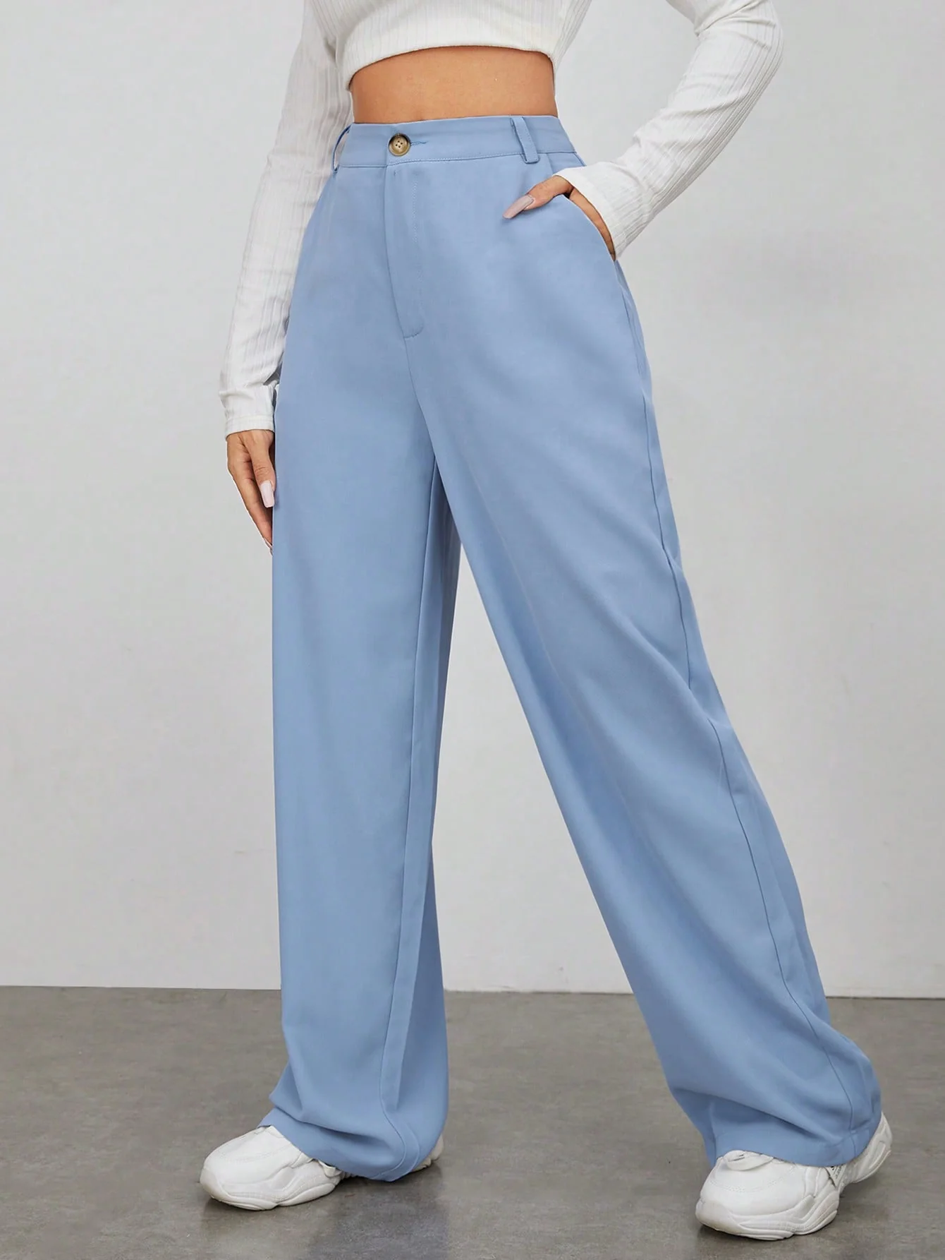 Everyday Straight leg High Waist Pants - Image 9