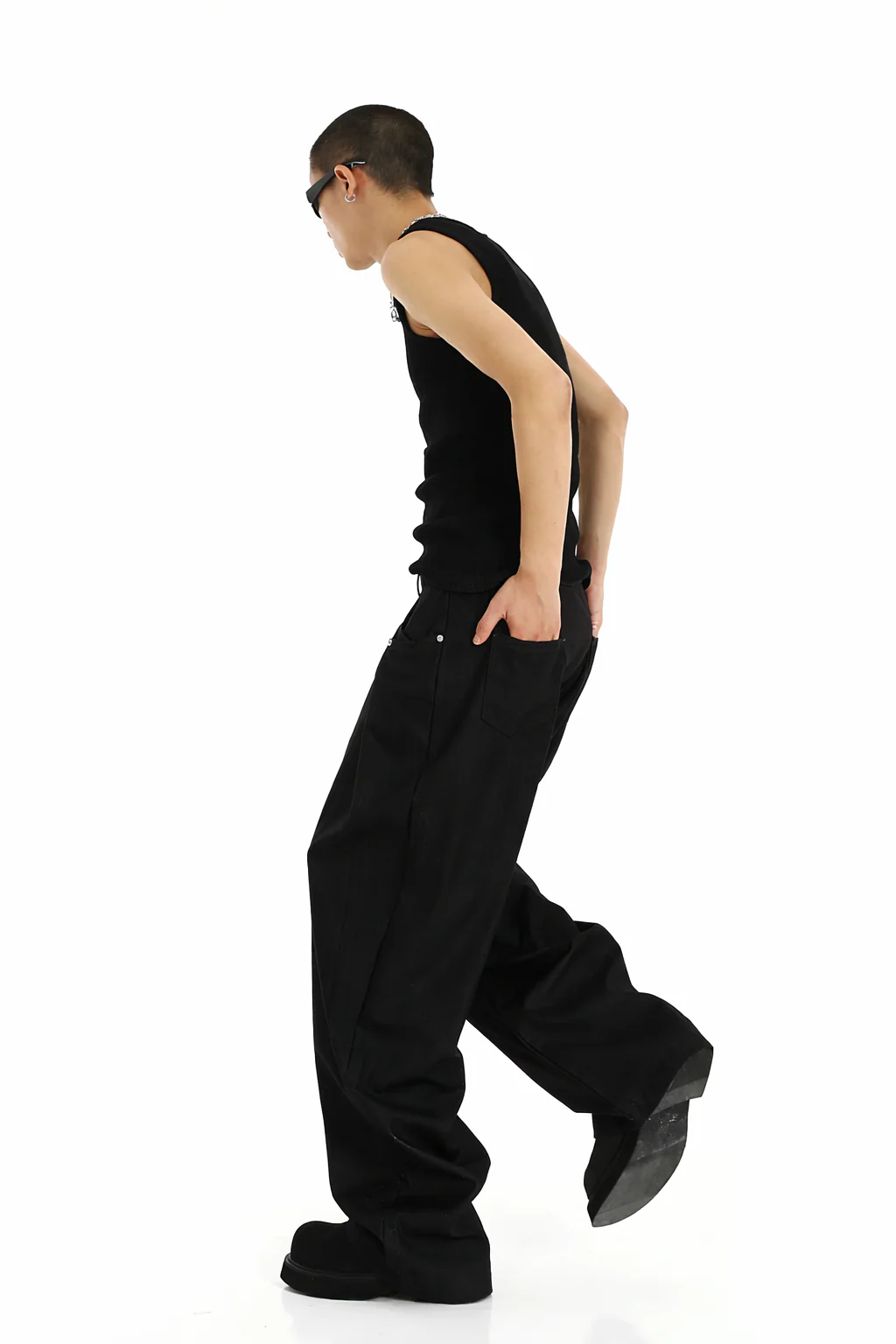Finest Overlap Pleated Barrel Joggers - Image 6