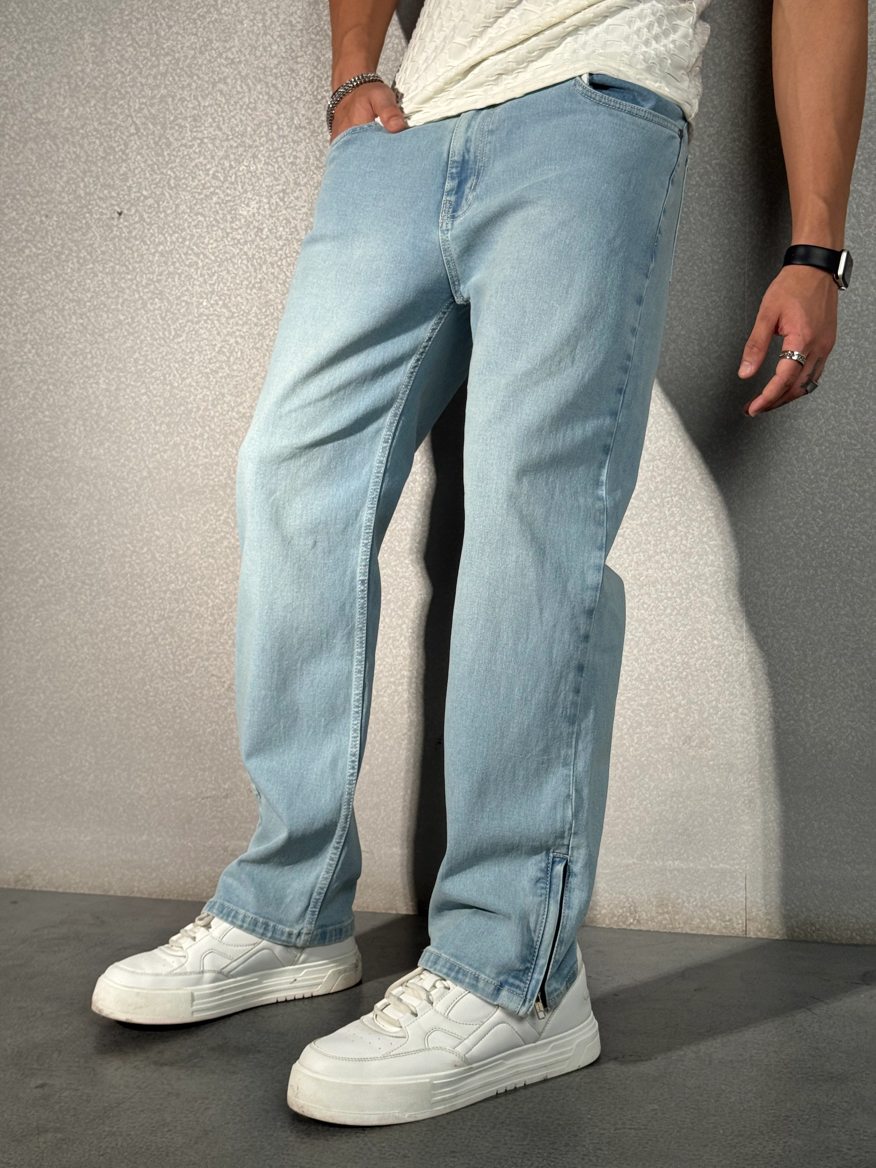 Flashback Slit Straight Fit Jeans - Image 6