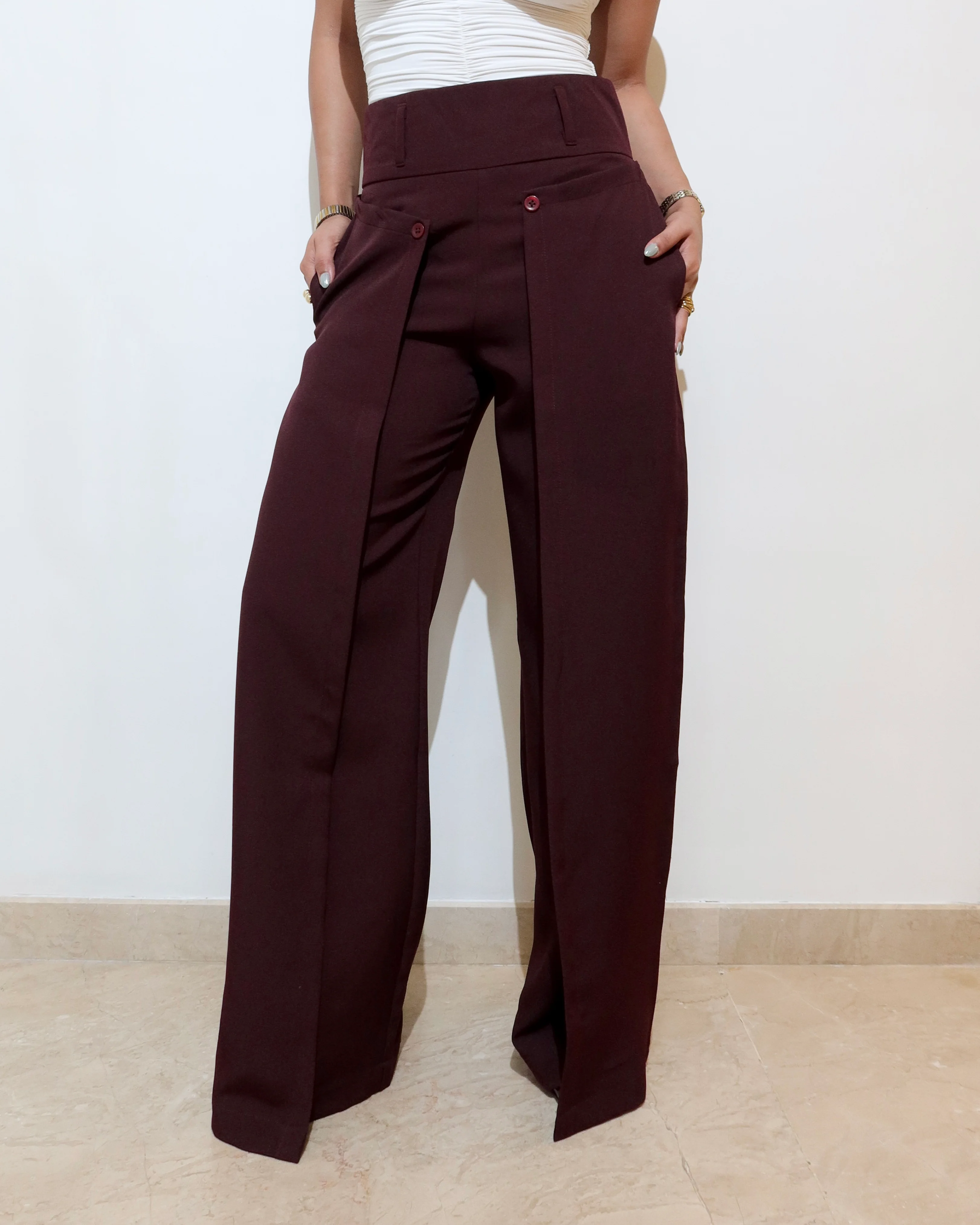 Flattered Flap Straight Pants - Image 11