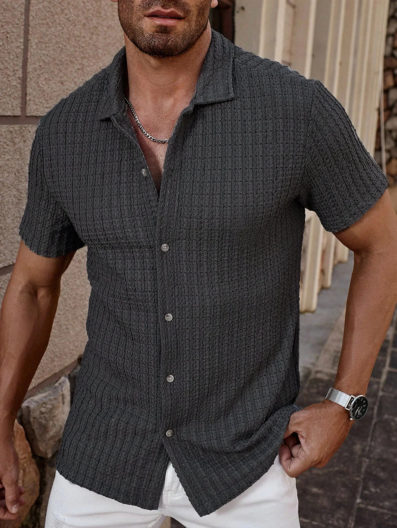 Fresh Flow Textured Shirt - Image 9