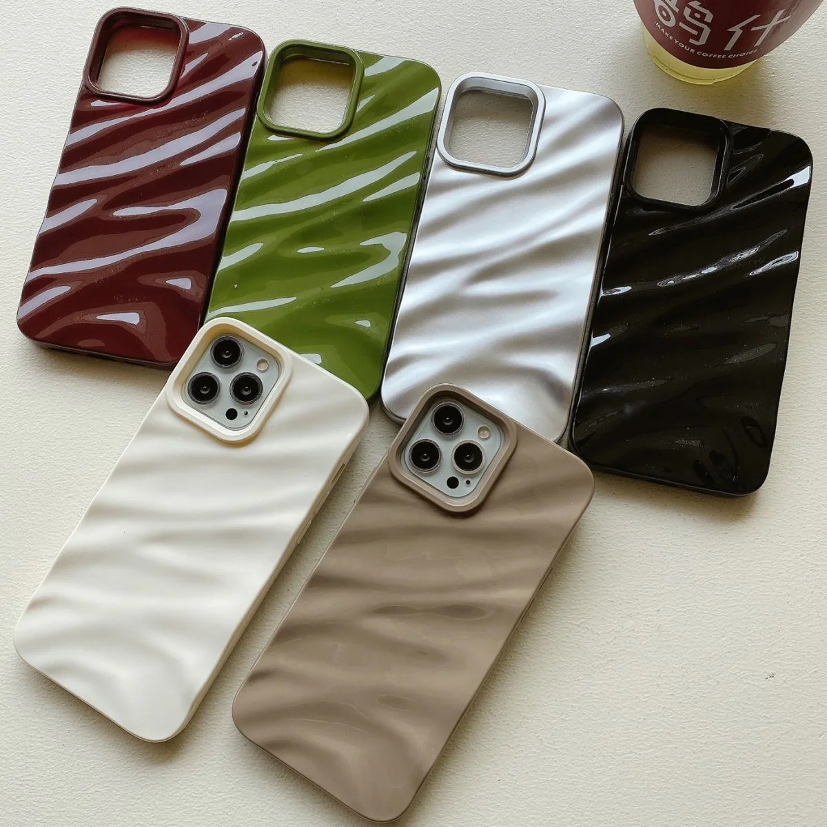 Glossy Luxe Texture Iphone Cover - Image 17