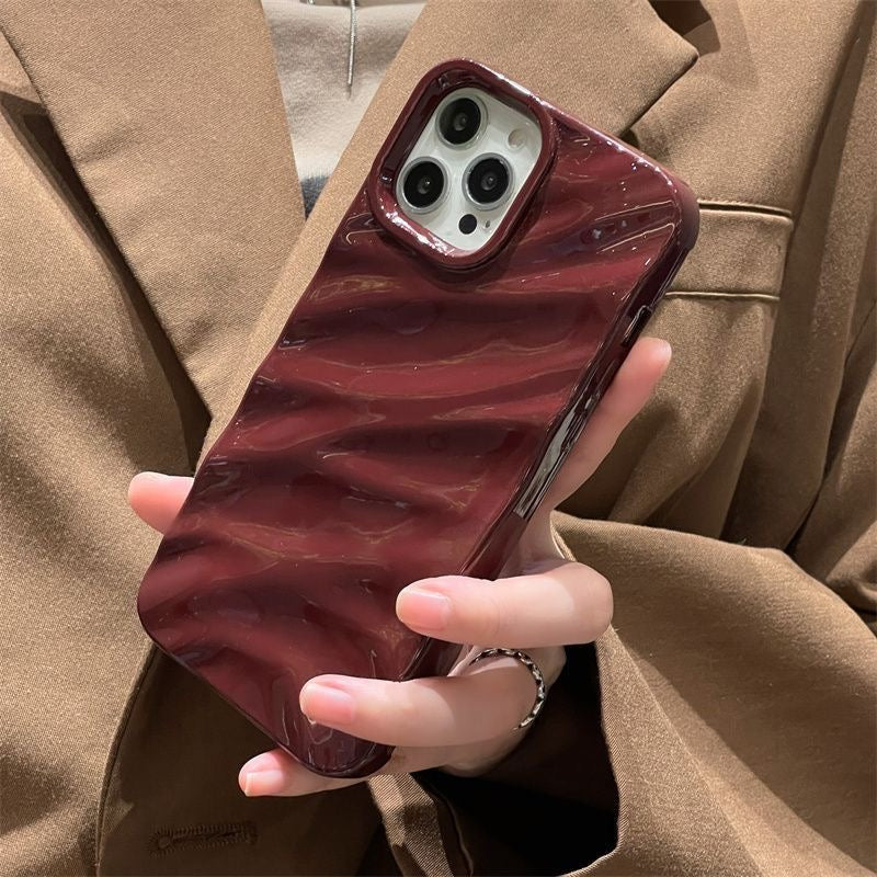 Glossy Luxe Texture Iphone Cover - Image 5