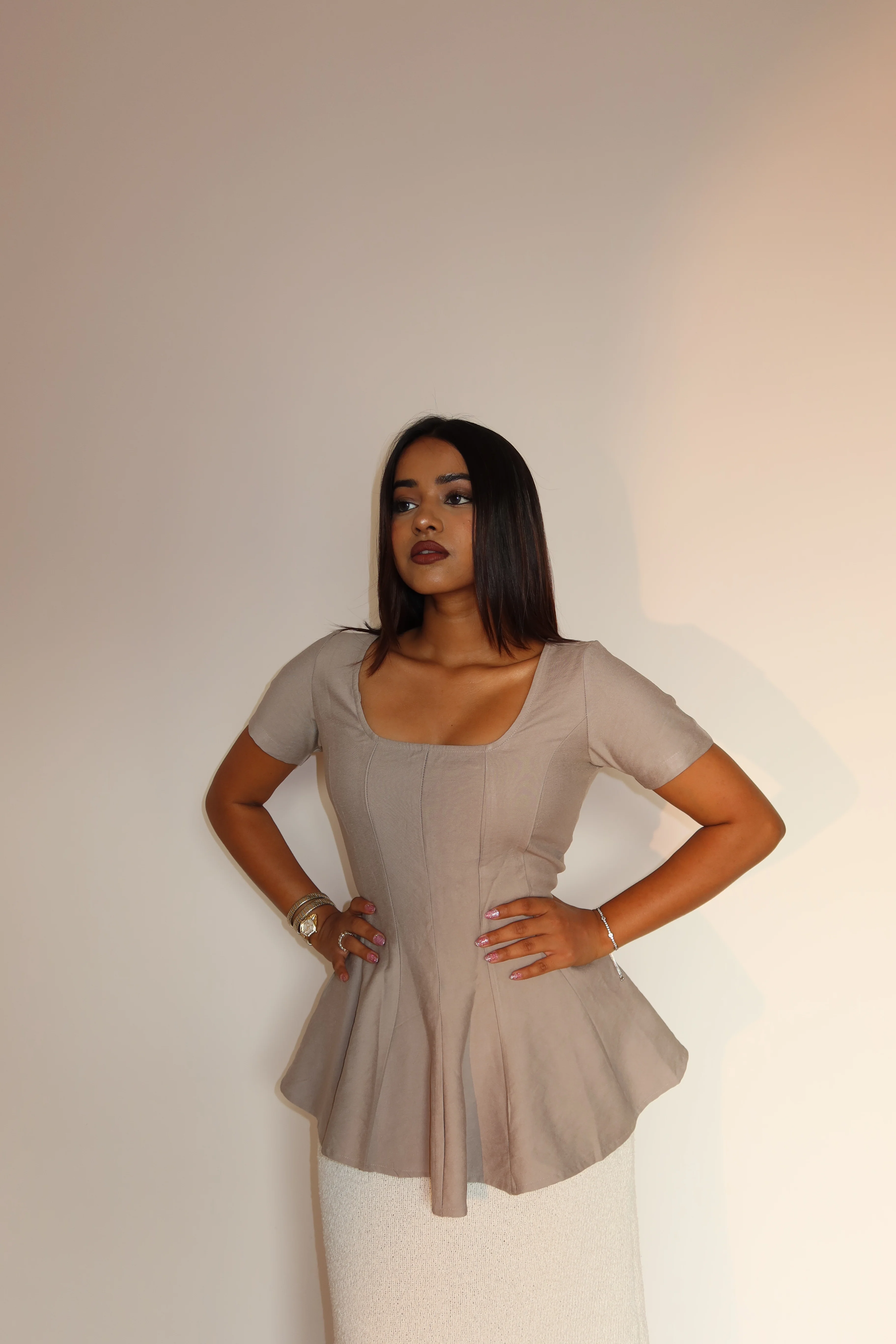 Grace Flare Corset Top - Image 2