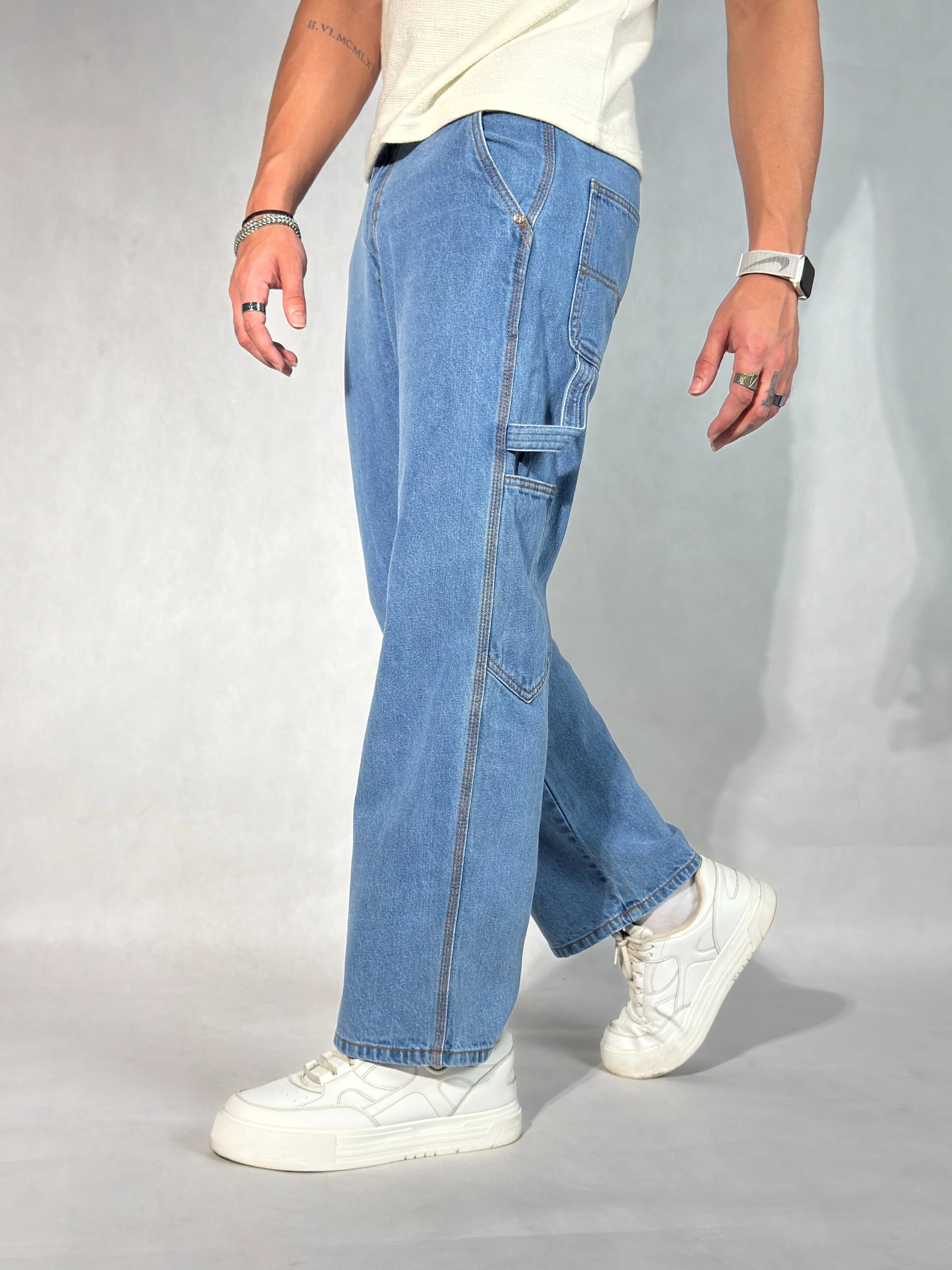 Heavy Duty Utility Straight Leg Jeans - Image 5