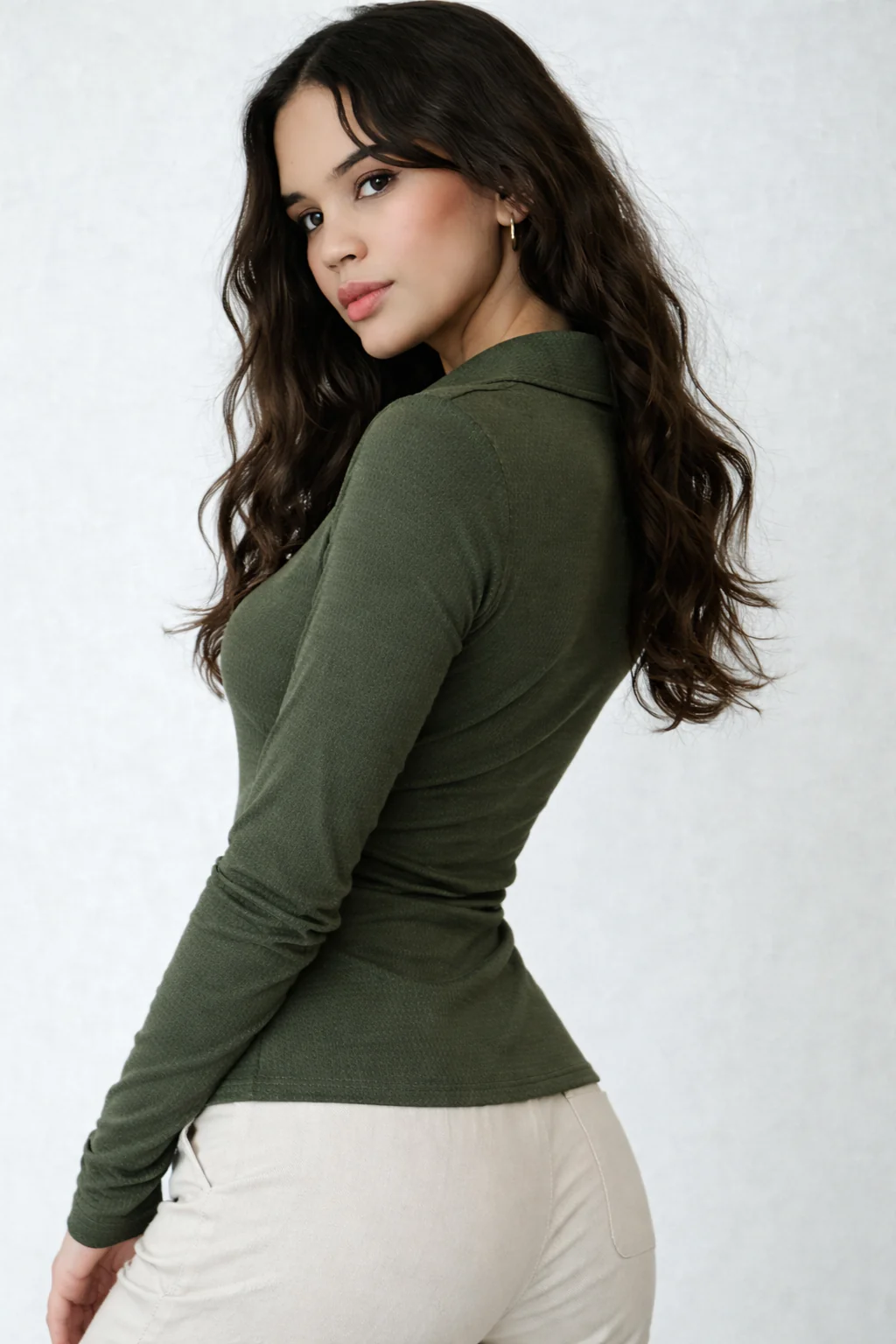 Hookline Edge Shirt Top - Image 6