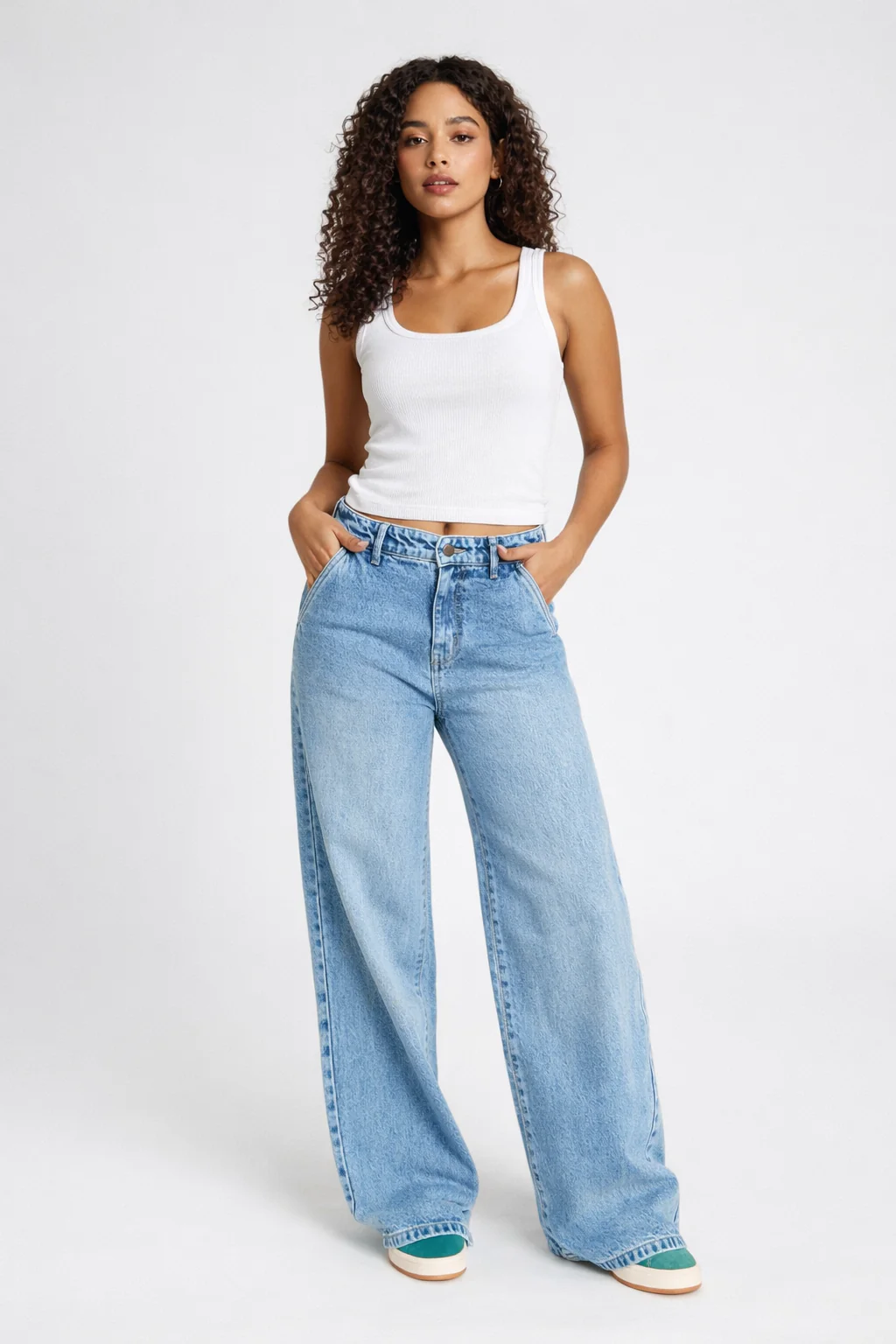 Insta Glam Wide Leg Jeans - Image 7