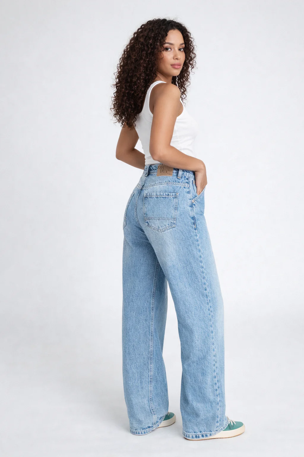 Insta Glam Wide Leg Jeans - Image 9