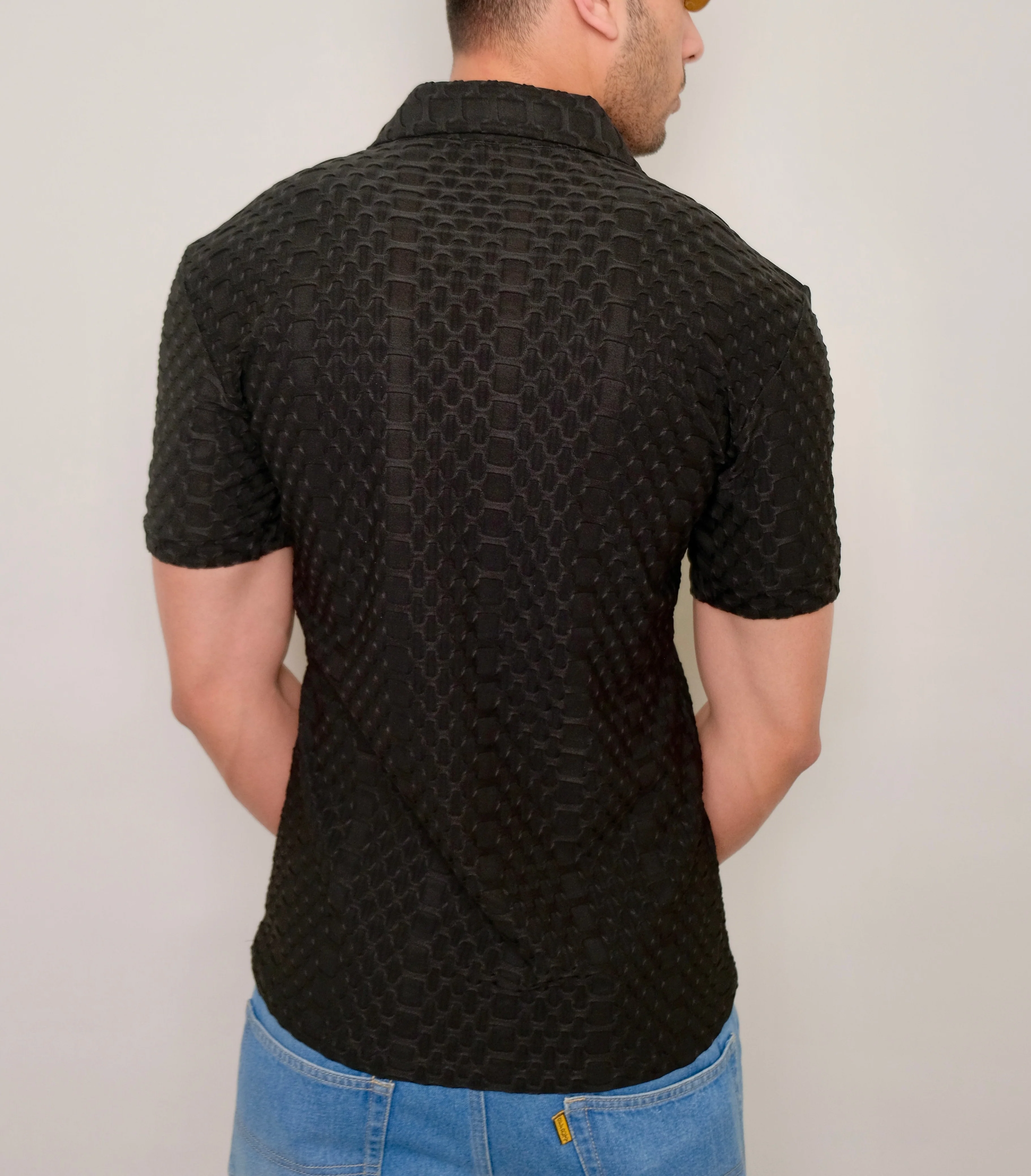 Jacquard Elite Polo T-shirt - Image 9