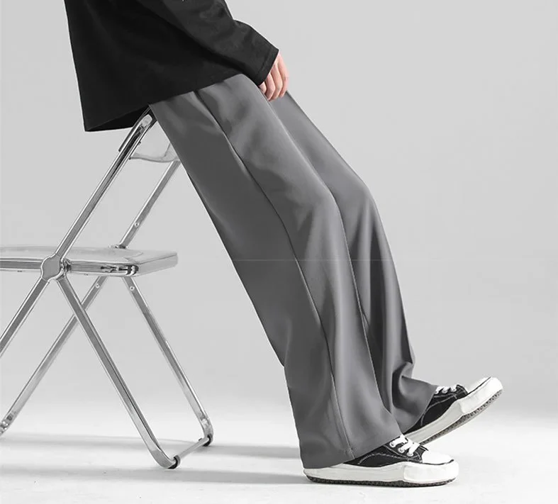 Korean Baggy Loose Fit Pants For Men - Image 16