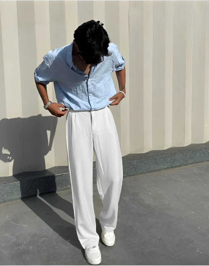 Korean Baggy Loose Fit Pants For Men - Image 28