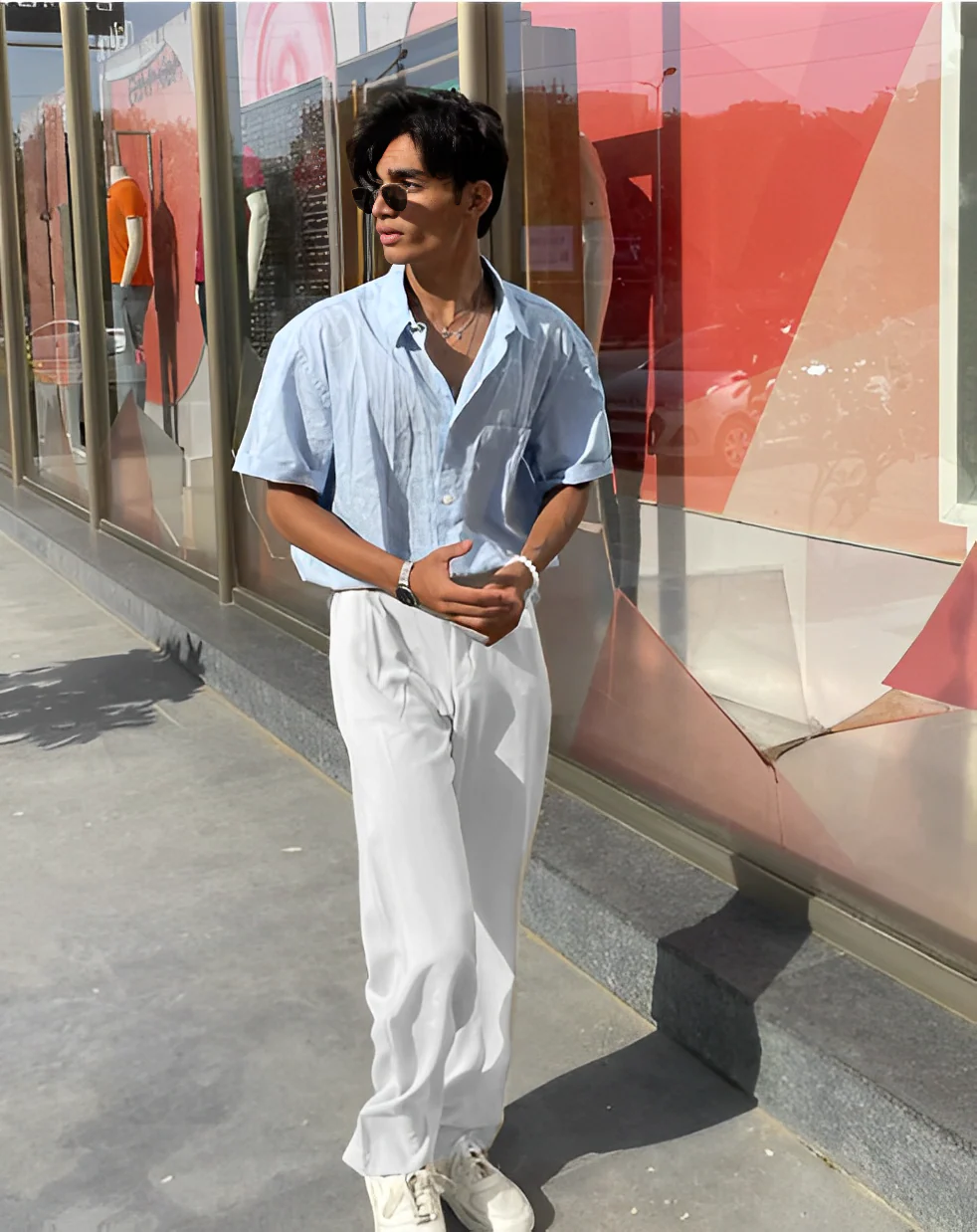 Korean Baggy Loose Fit Pants For Men - Image 30