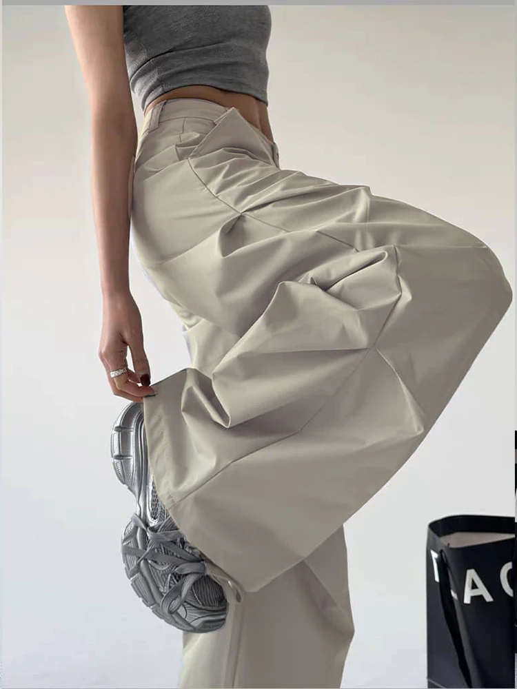Layered Pleat Tech Pants - Image 5