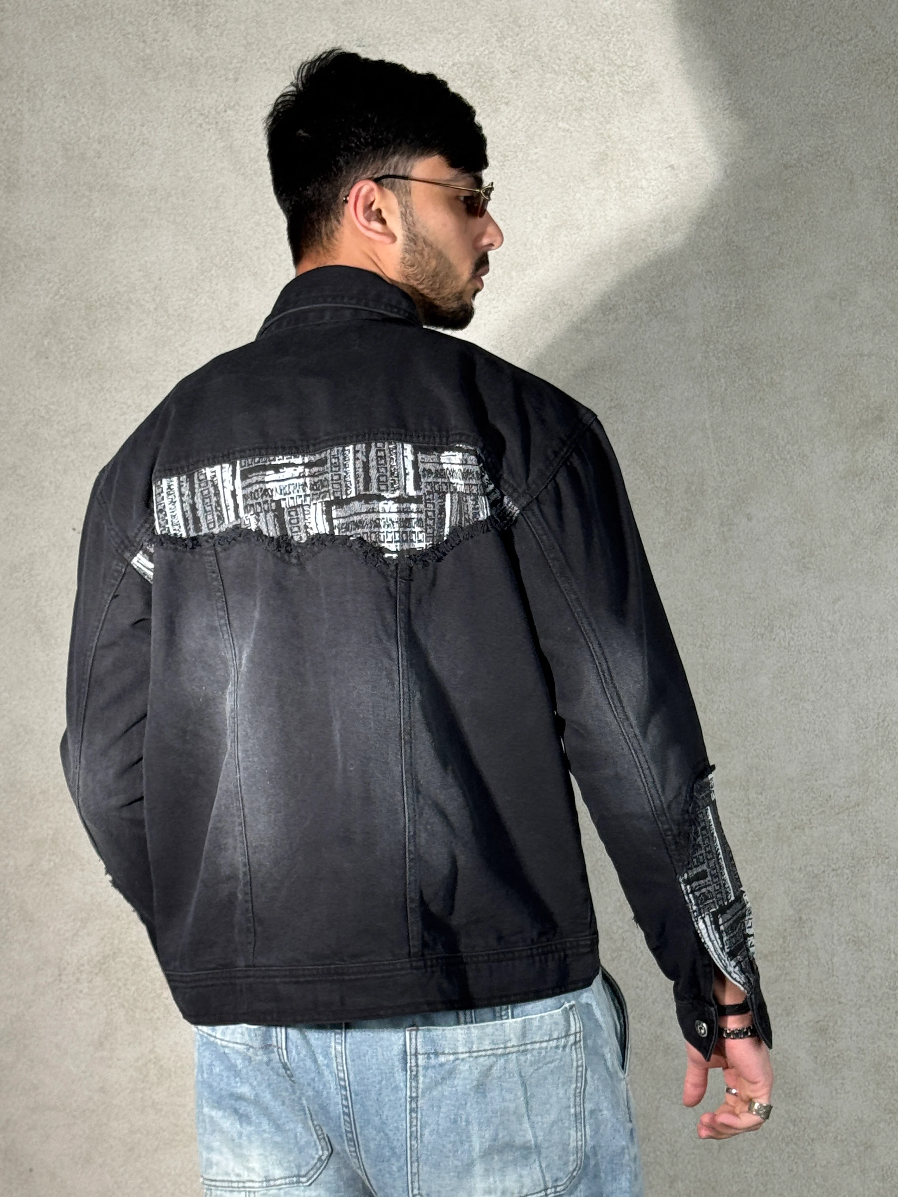 Legendary Tribal Patch Denim Jacket - Image 3