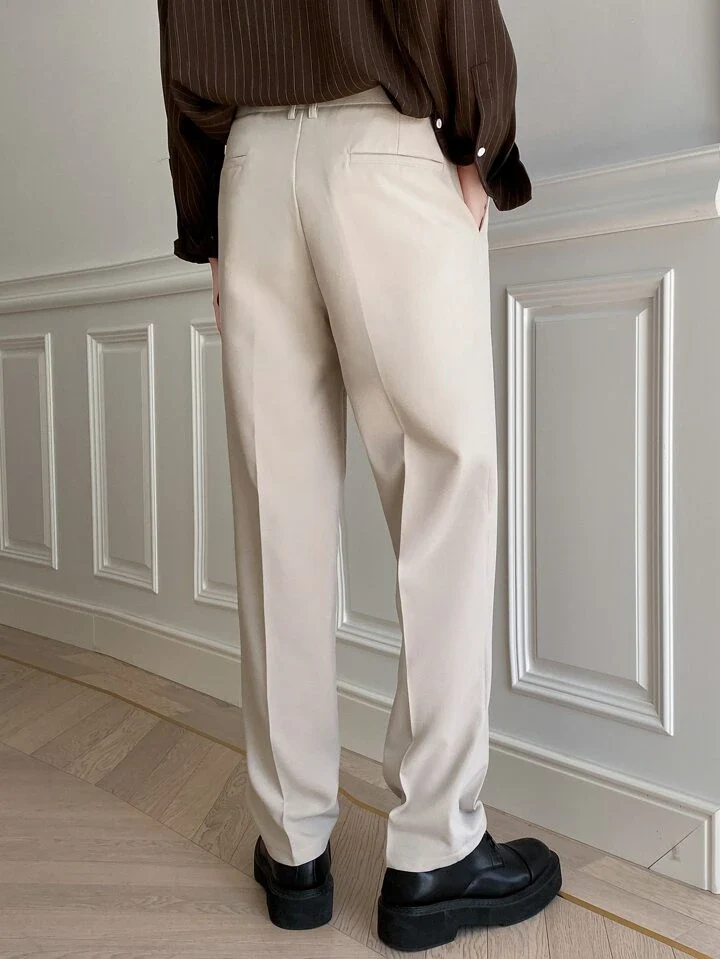 Men Semi Formal Straight Fit Korean Pants - Image 28