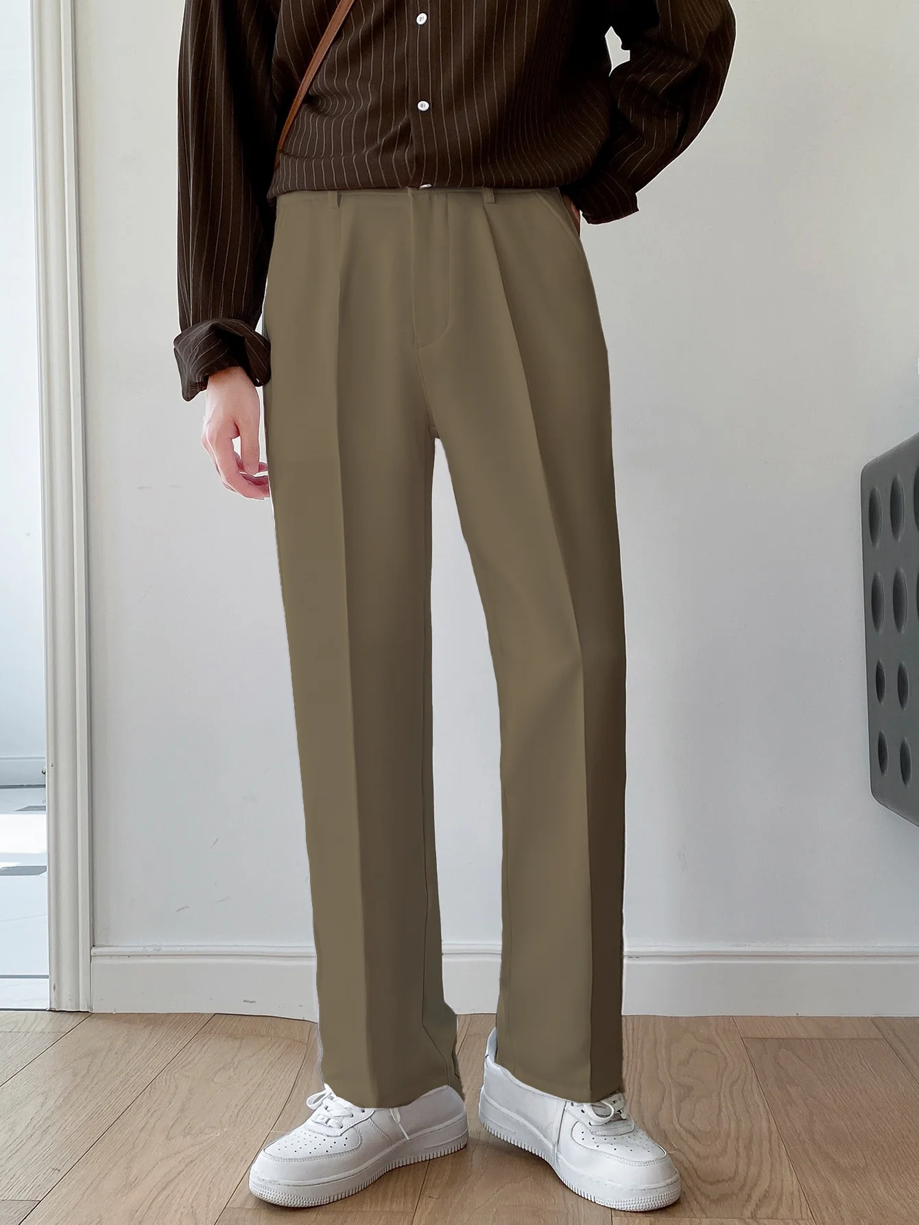 Men Semi Formal Straight Fit Korean Pants - Image 32