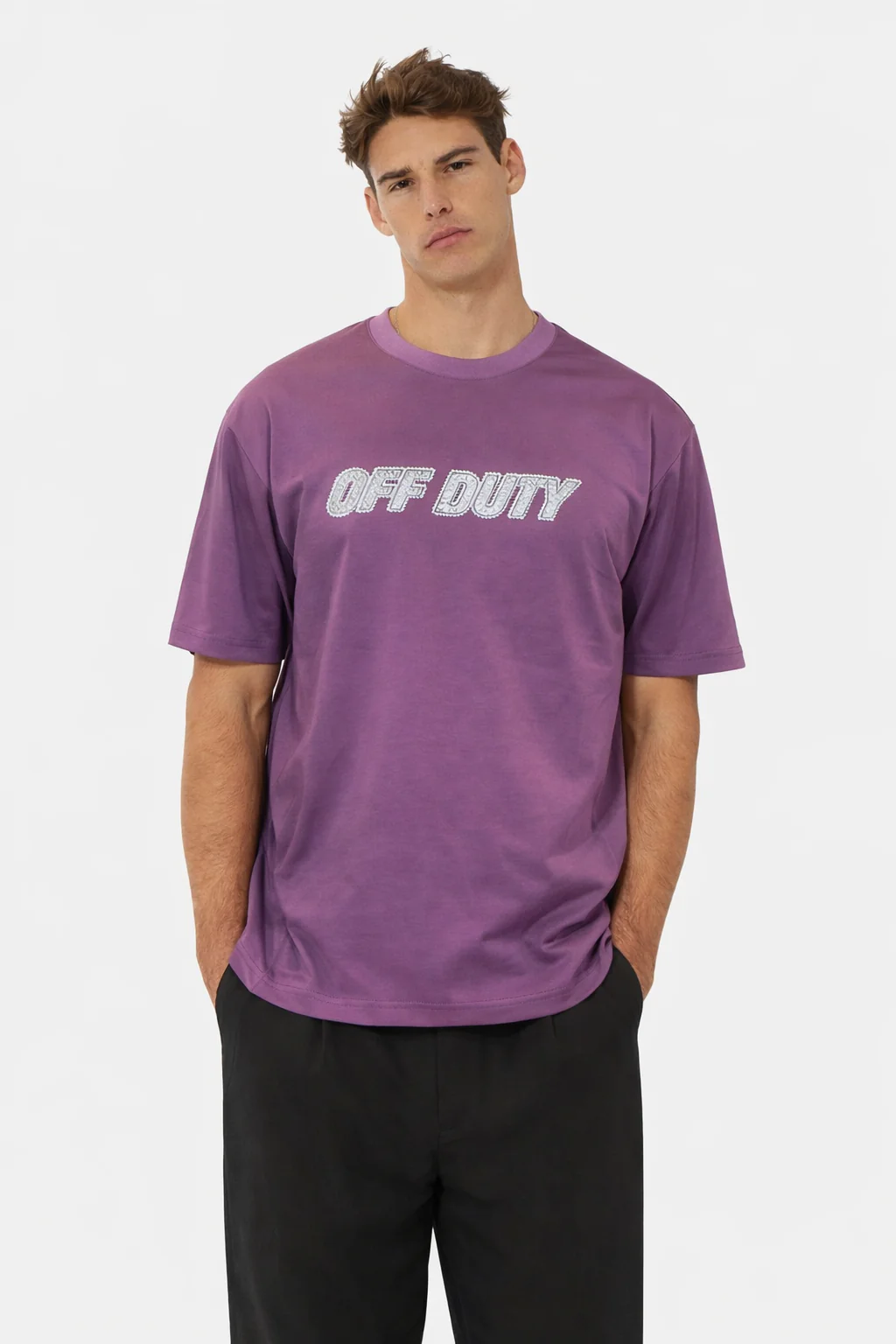 Metallic Accent Graphic Tee - Image 4