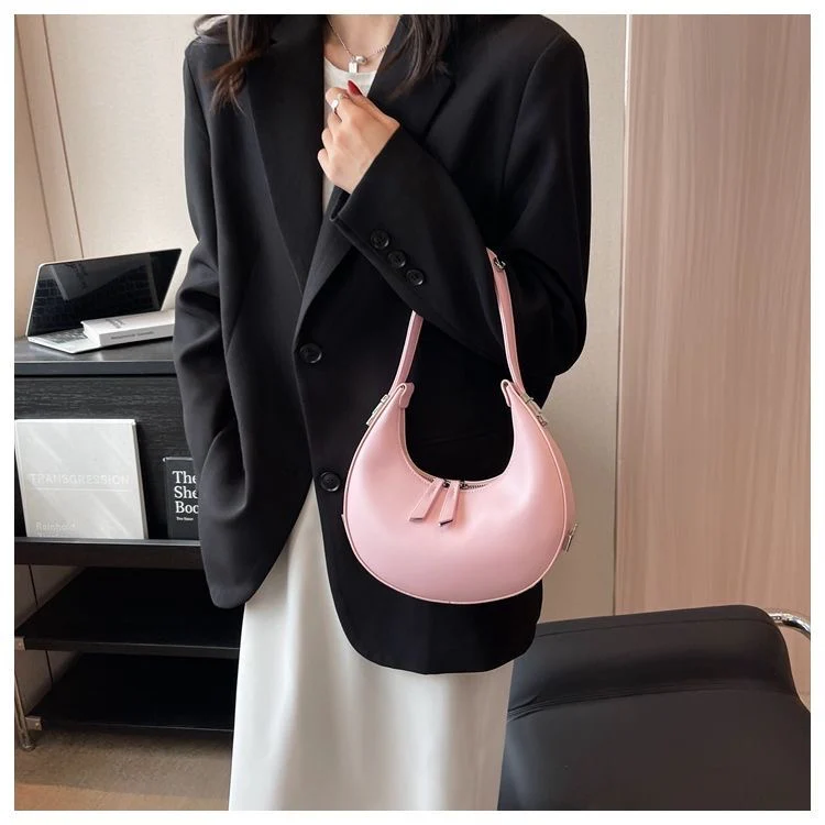 Mini Half Moon Hand Bag - Image 19