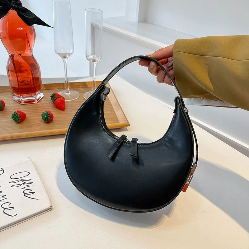 Mini Half Moon Hand Bag - Image 3