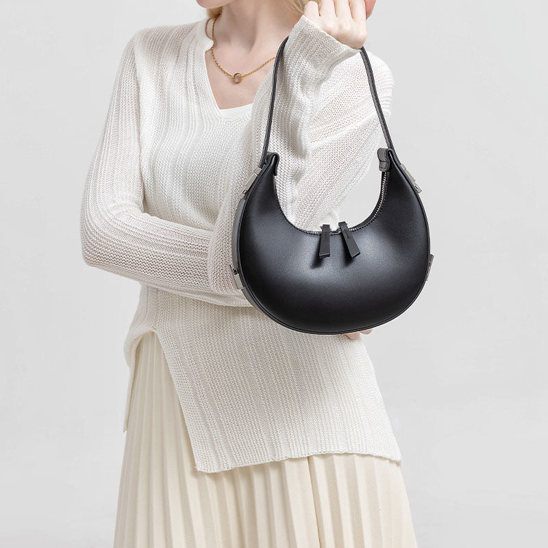 Mini Half Moon Hand Bag - Image 9
